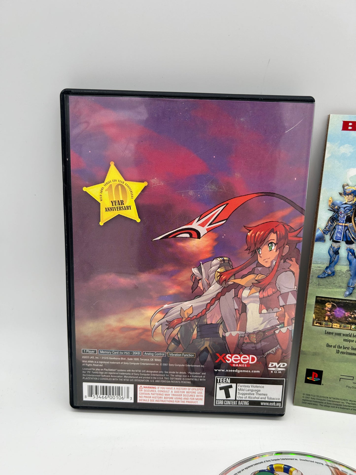 SONY PLAYSTATiON 2 [PS2] | WiLD ARMS 5 | SERiES 10TH ANNiVERSARY EDiTiON