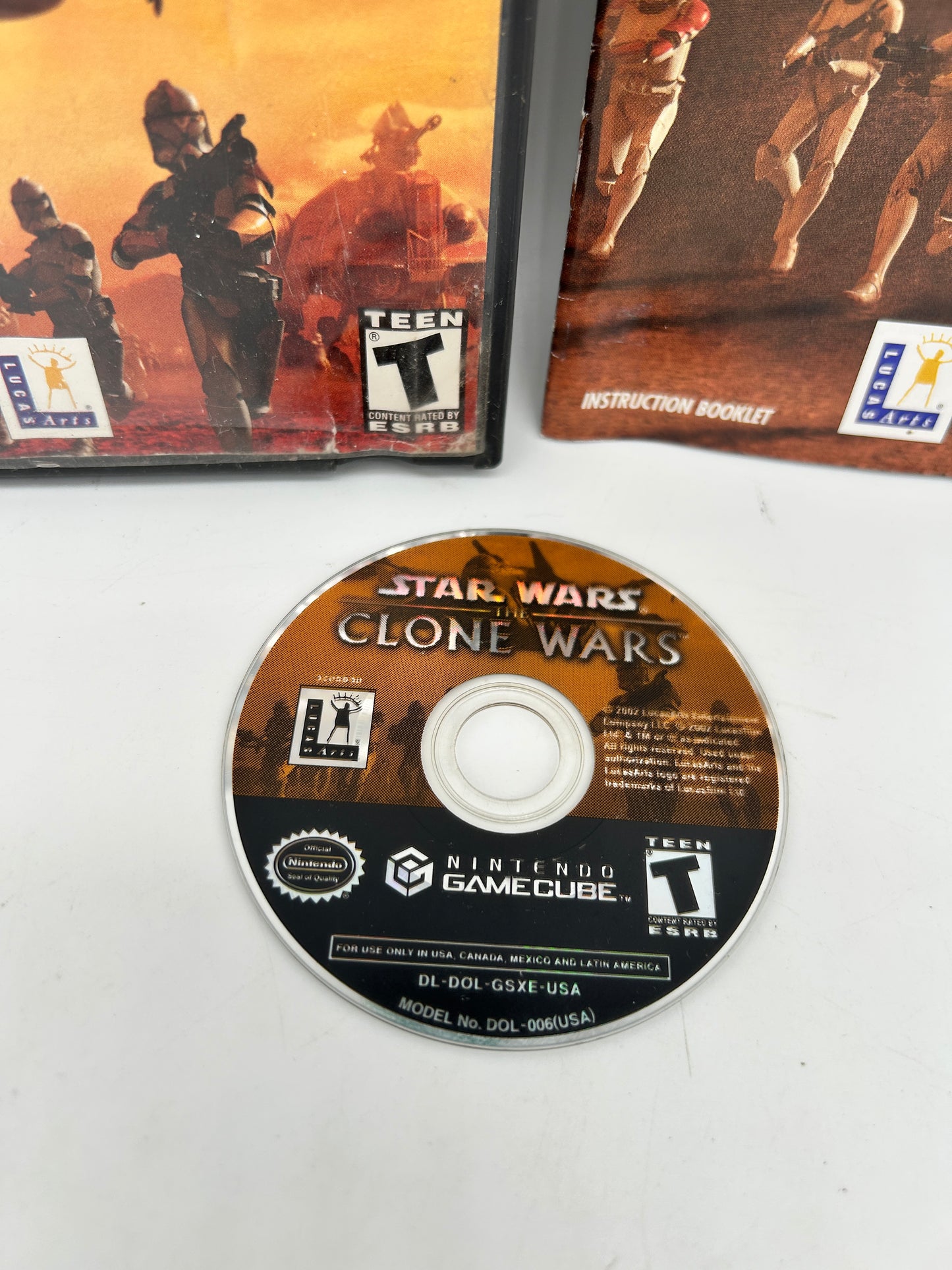 NINTENDO GAMECUBE [NGC] | STAR WARS THE CLONE WARS