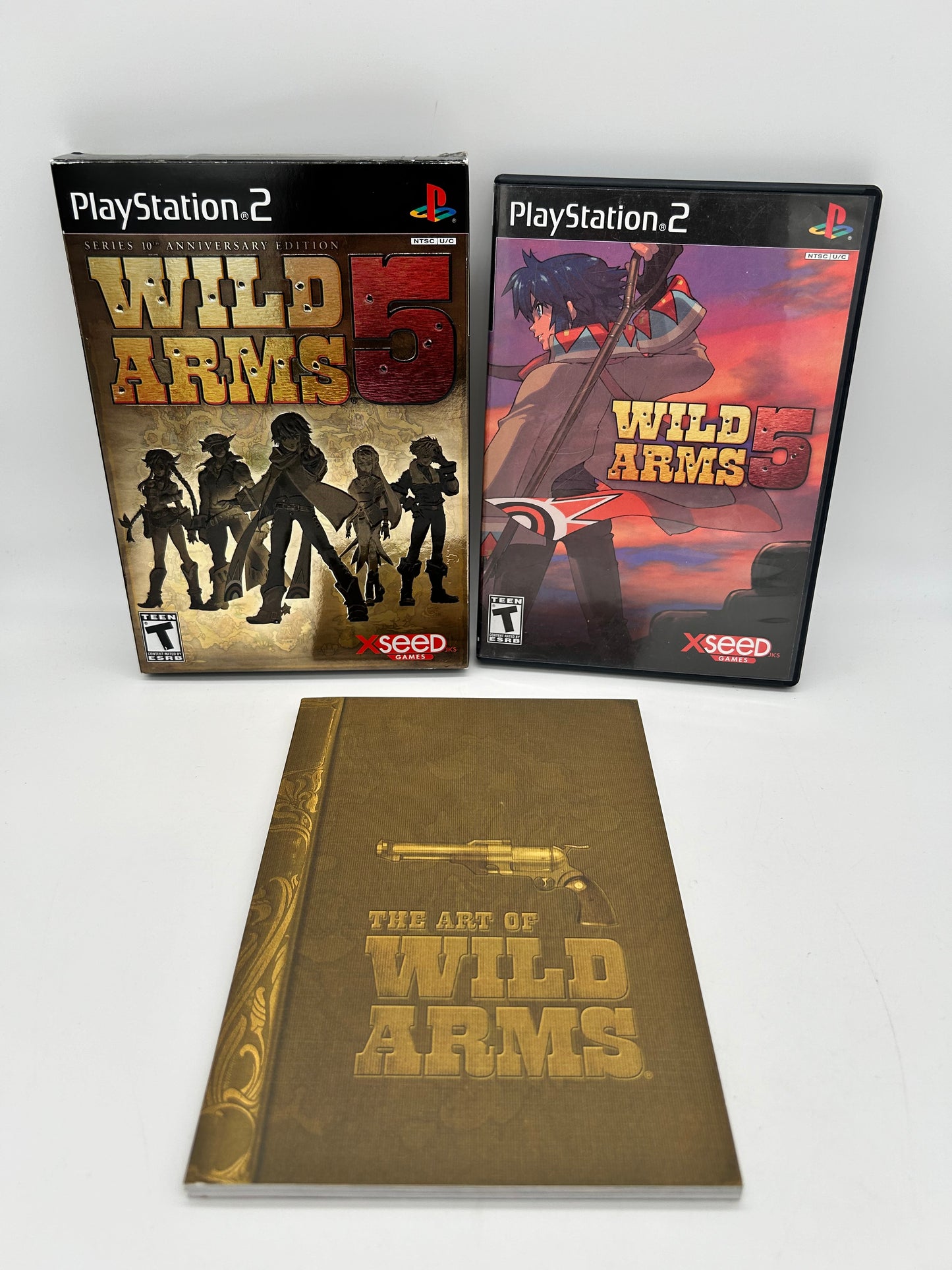 PiXEL-RETRO.COM : SONY PLAYSTATION 2 (PS2) COMPLET CIB BOX MANUAL GAME NTSC WILD ARMS 5 SERIES 10TH ANNIVERSARY EDITION 