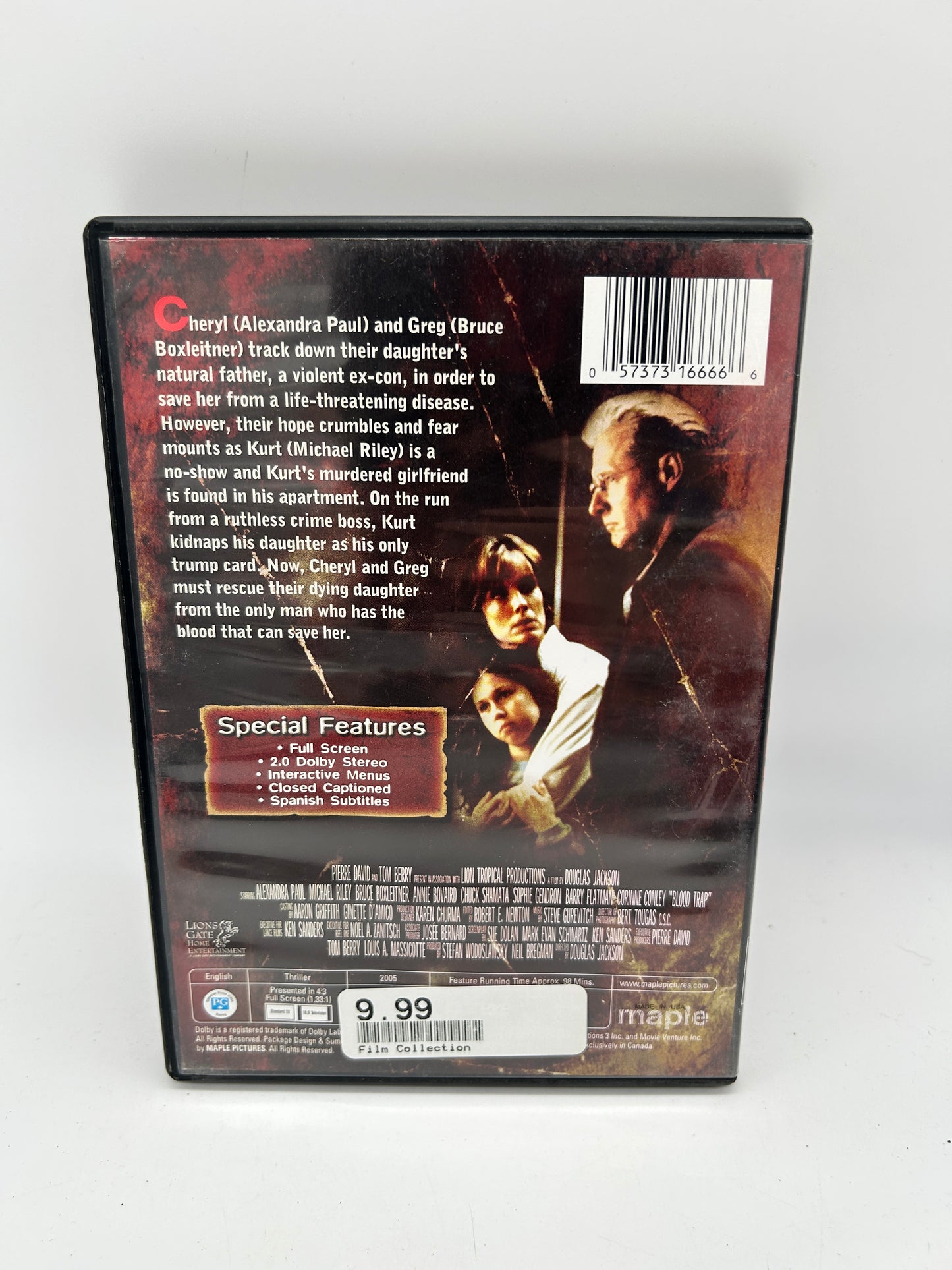 DVD MOVIE | BLOOD TRAP