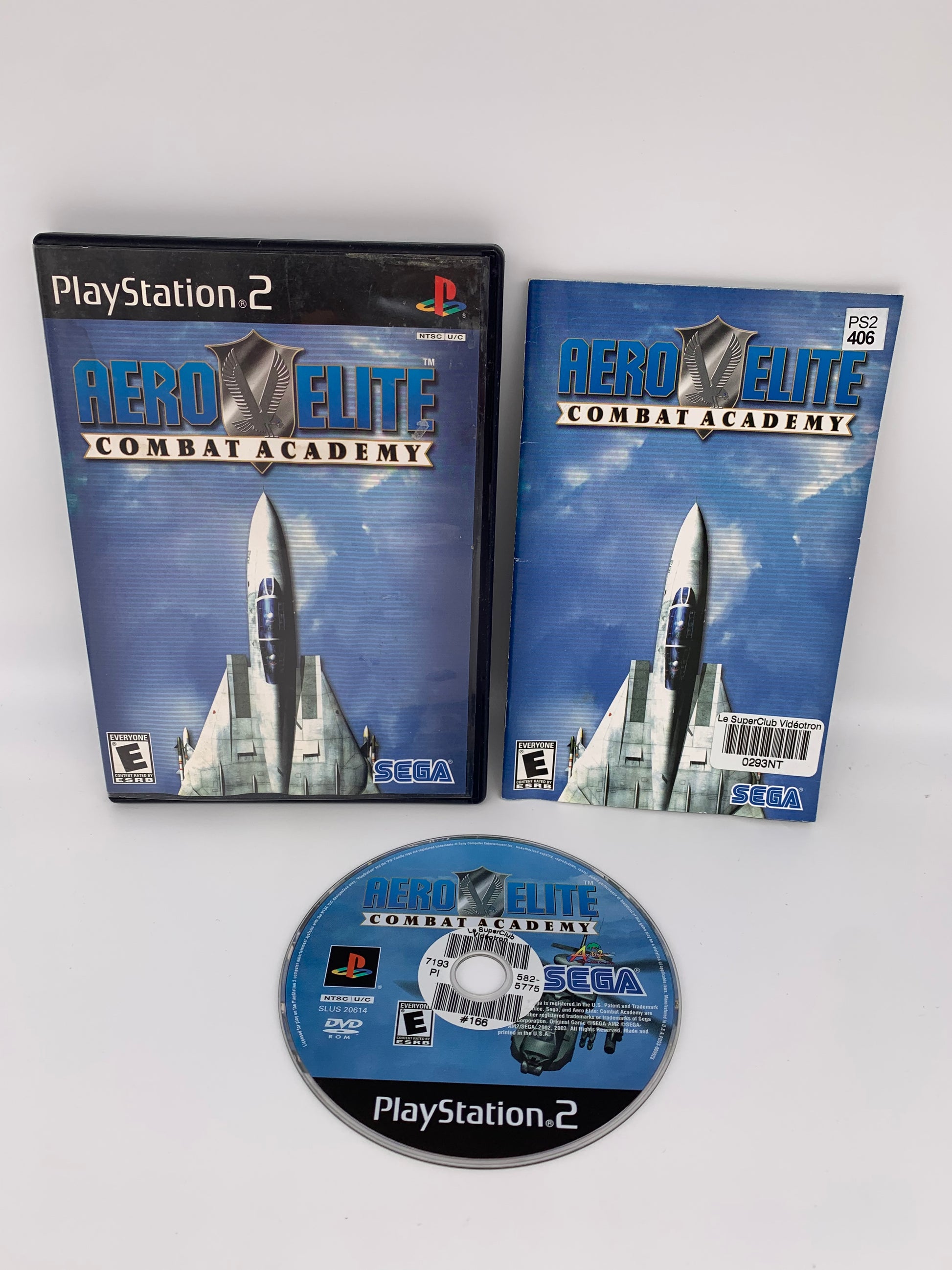 PiXEL-RETRO.COM : SONY PLAYSTATION 2 (PS2) COMPLET CIB BOX MANUAL GAME NTSC AERO ELITE COMBAT ACADEMY