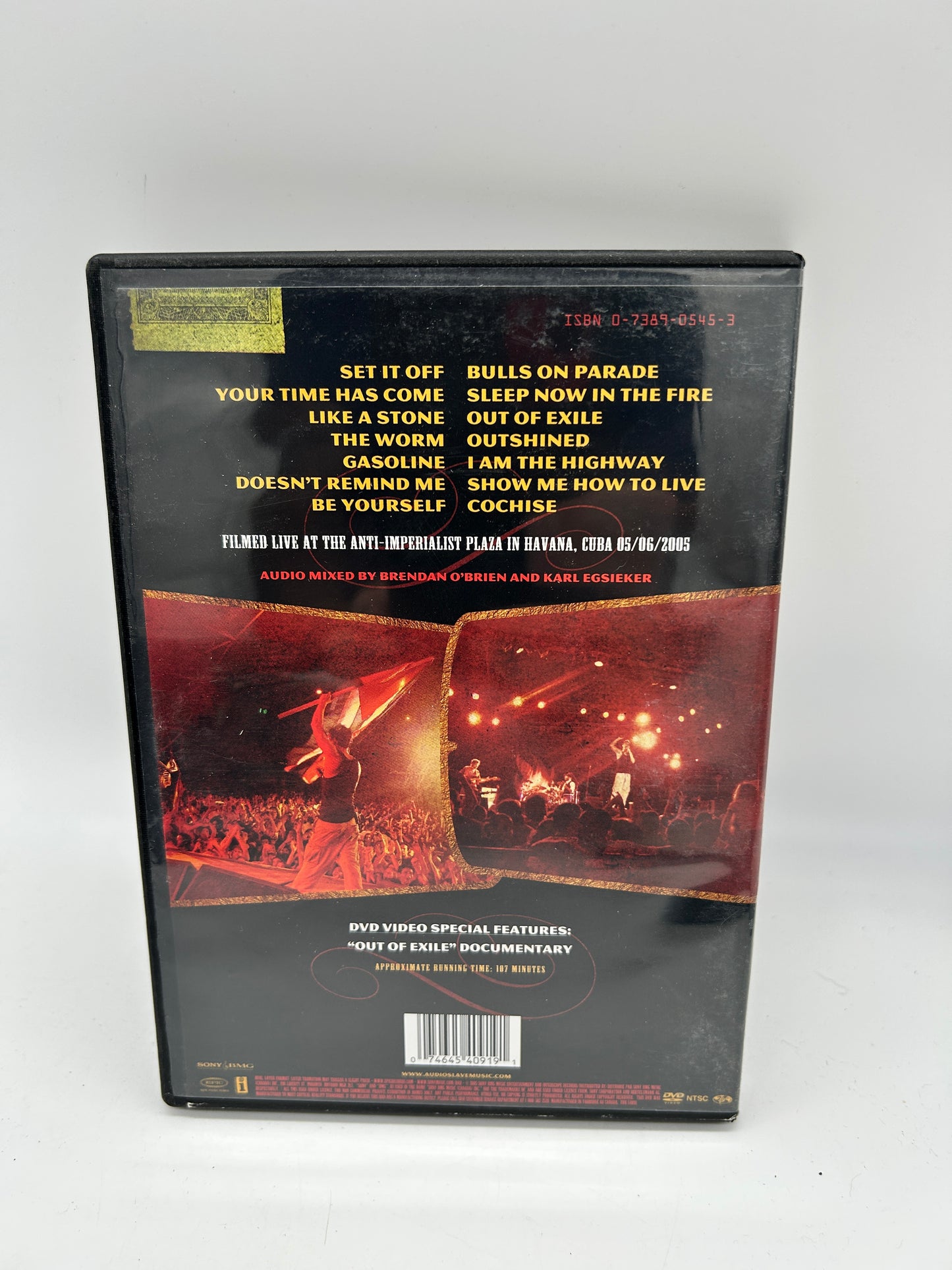 SPECTACLE DVD | AUDiOSLAVE LiVE IN CUBA