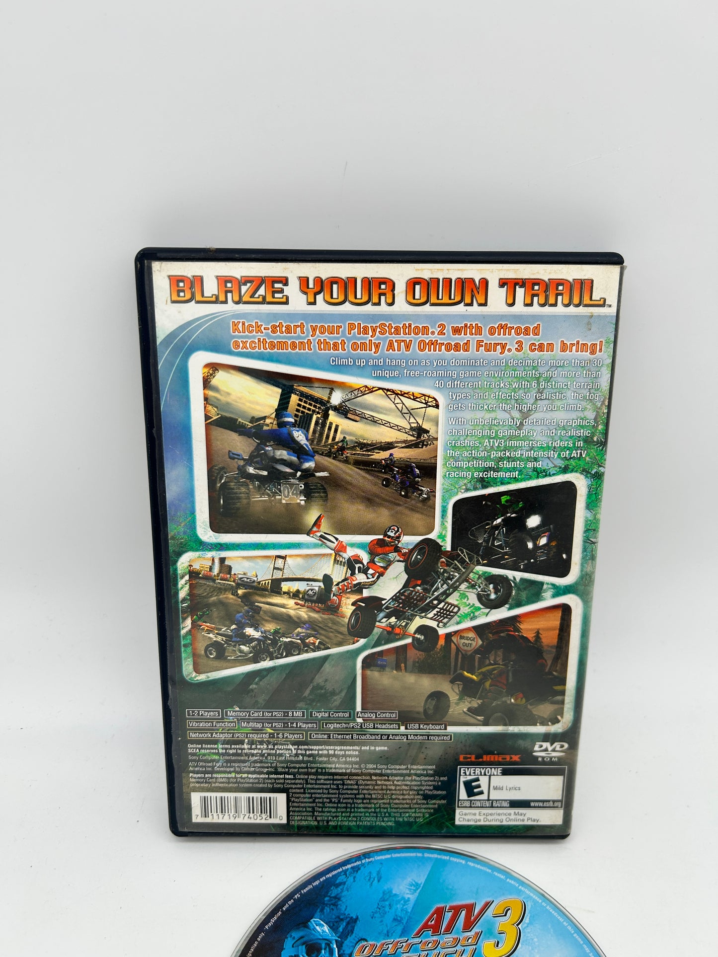 SONY PLAYSTATION 2 [PS2] | ATV OFFROAD FURY 3