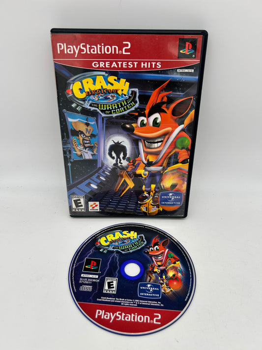 PiXEL-RETRO.COM : SONY PLAYSTATION 2 (PS2) COMPLET CIB BOX MANUAL GAME NTSC CRASH BANDICOOT THE WRATH OF CORTEX