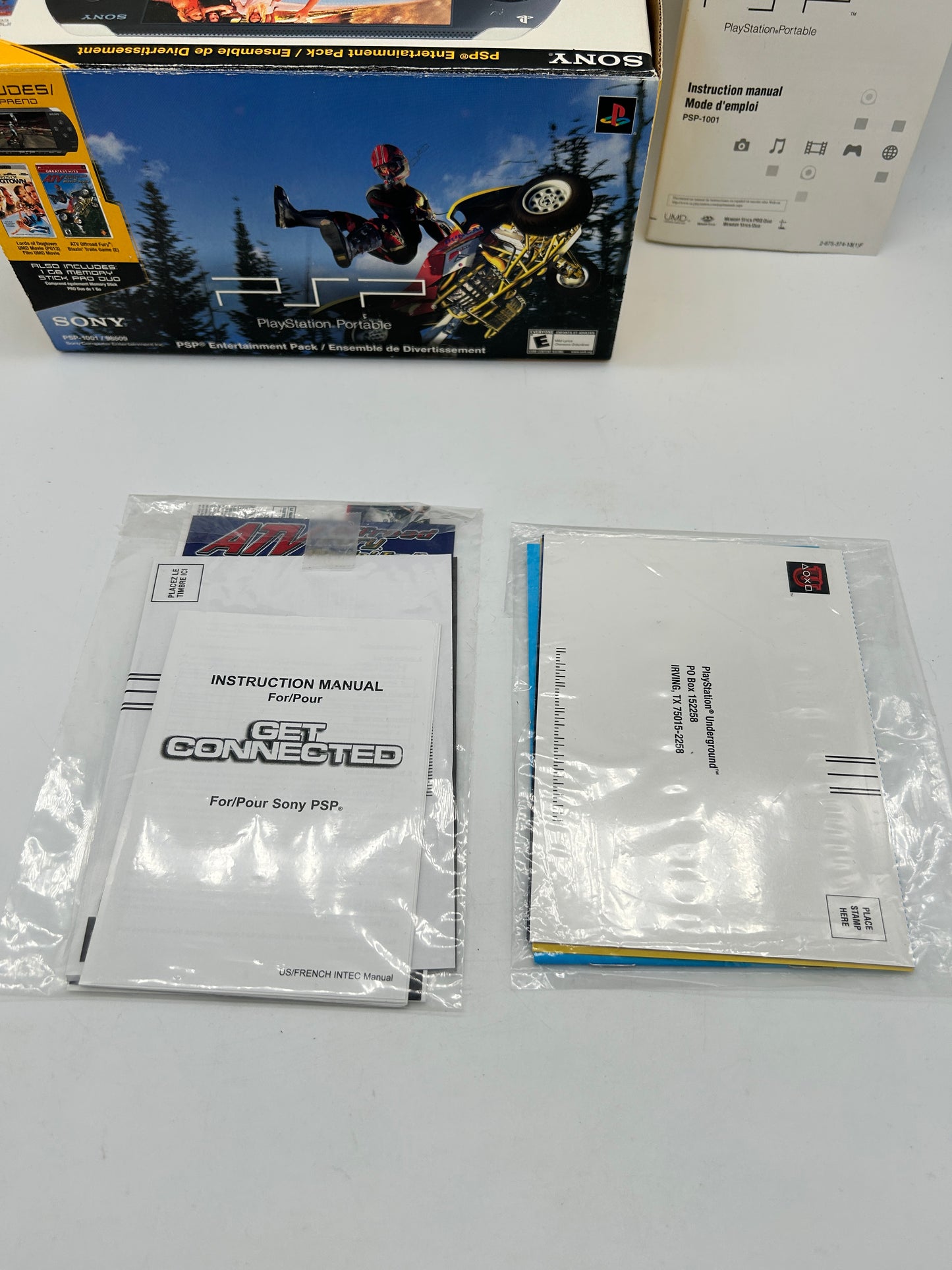 SONY PLAYSTATiON PORTABLE [PSP] CONSOLE | MODEL NOiRE BLACK PSP1001 | ENTERTAiNMENT PACK