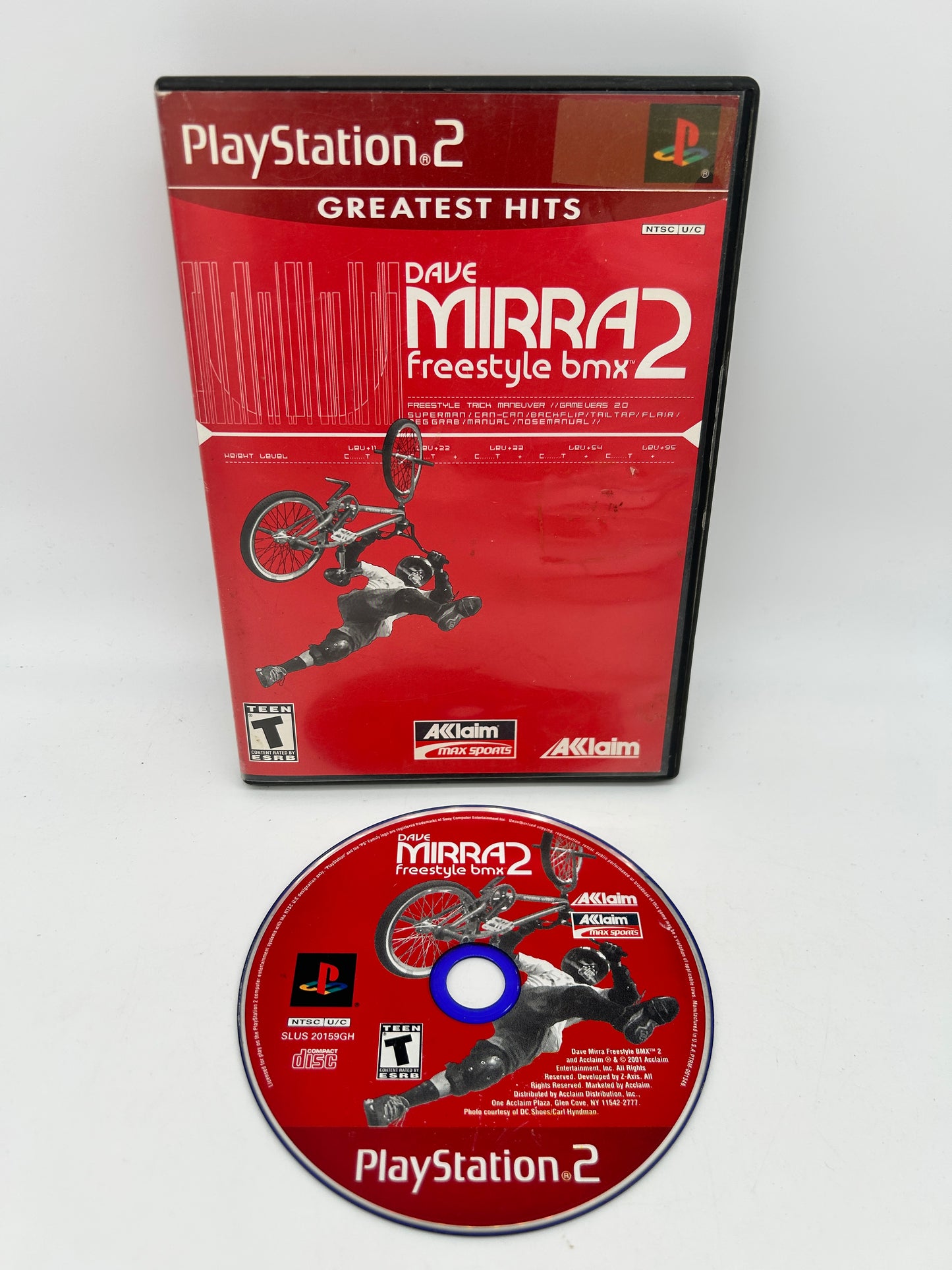 PiXEL-RETRO.COM : SONY PLAYSTATION 2 (PS2) COMPLET CIB BOX MANUAL GAME NTSC DAVE MIRRA FREESTYLE BMX 2