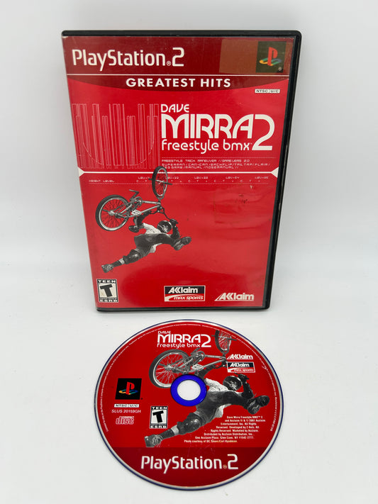 PiXEL-RETRO.COM : SONY PLAYSTATION 2 (PS2) COMPLET CIB BOX MANUAL GAME NTSC DAVE MIRRA FREESTYLE BMX 2