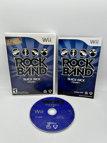 PiXEL-RETRO.COM : NINTENDO WII COMPLET CIB BOX MANUAL GAME NTSC ROCK BAND TRACK PACK VOLUME 1
