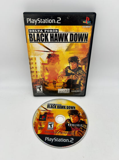 PiXEL-RETRO.COM : SONY PLAYSTATION 2 (PS2) COMPLET CIB BOX MANUAL GAME NTSC DELTA FORCE BLACK HAWK DOWN