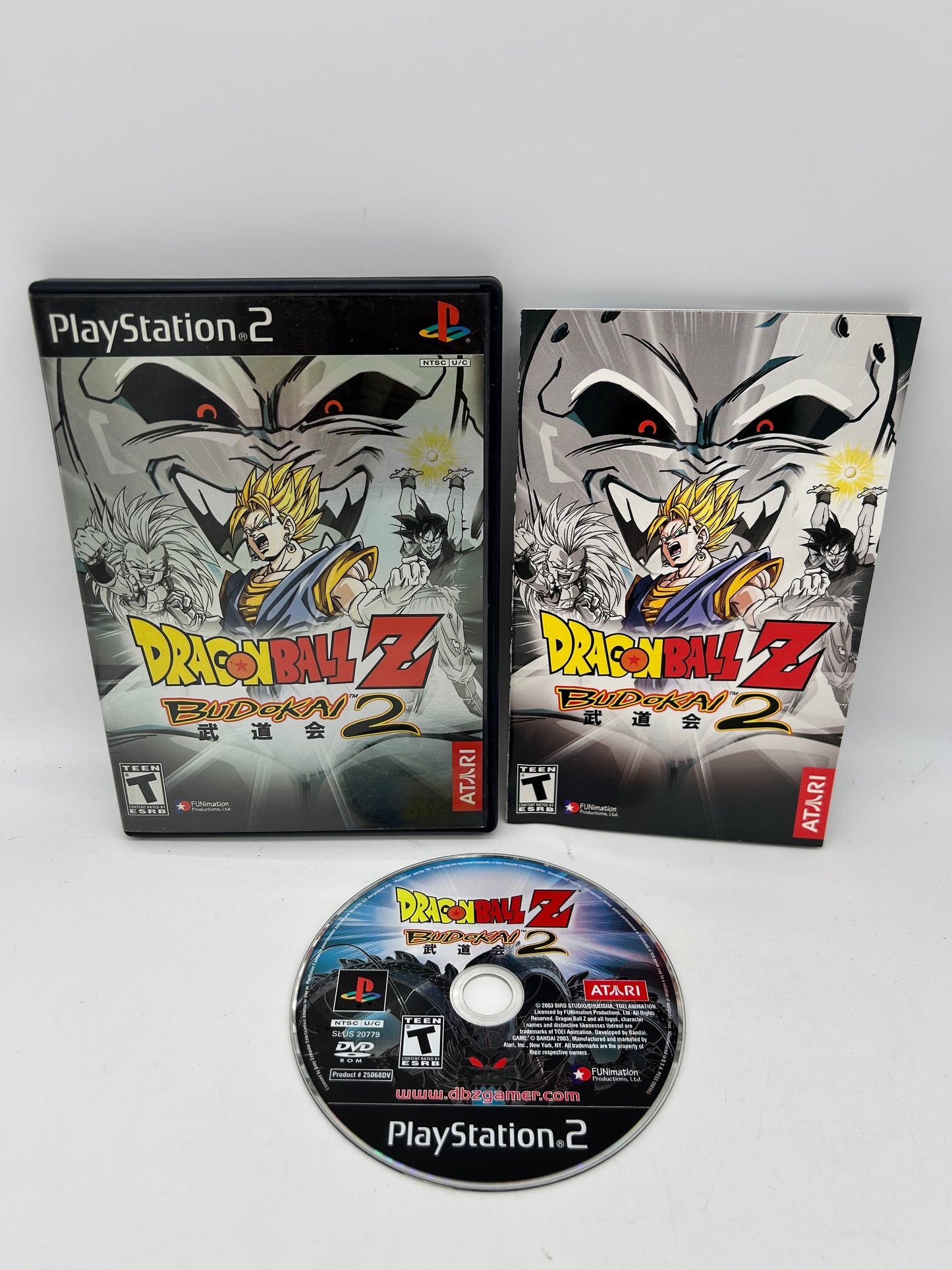 PiXEL-RETRO.COM : SONY PLAYSTATION 2 (PS2) COMPLET CIB BOX MANUAL GAME NTSC DRAGON BALL Z BUDOKAI 2