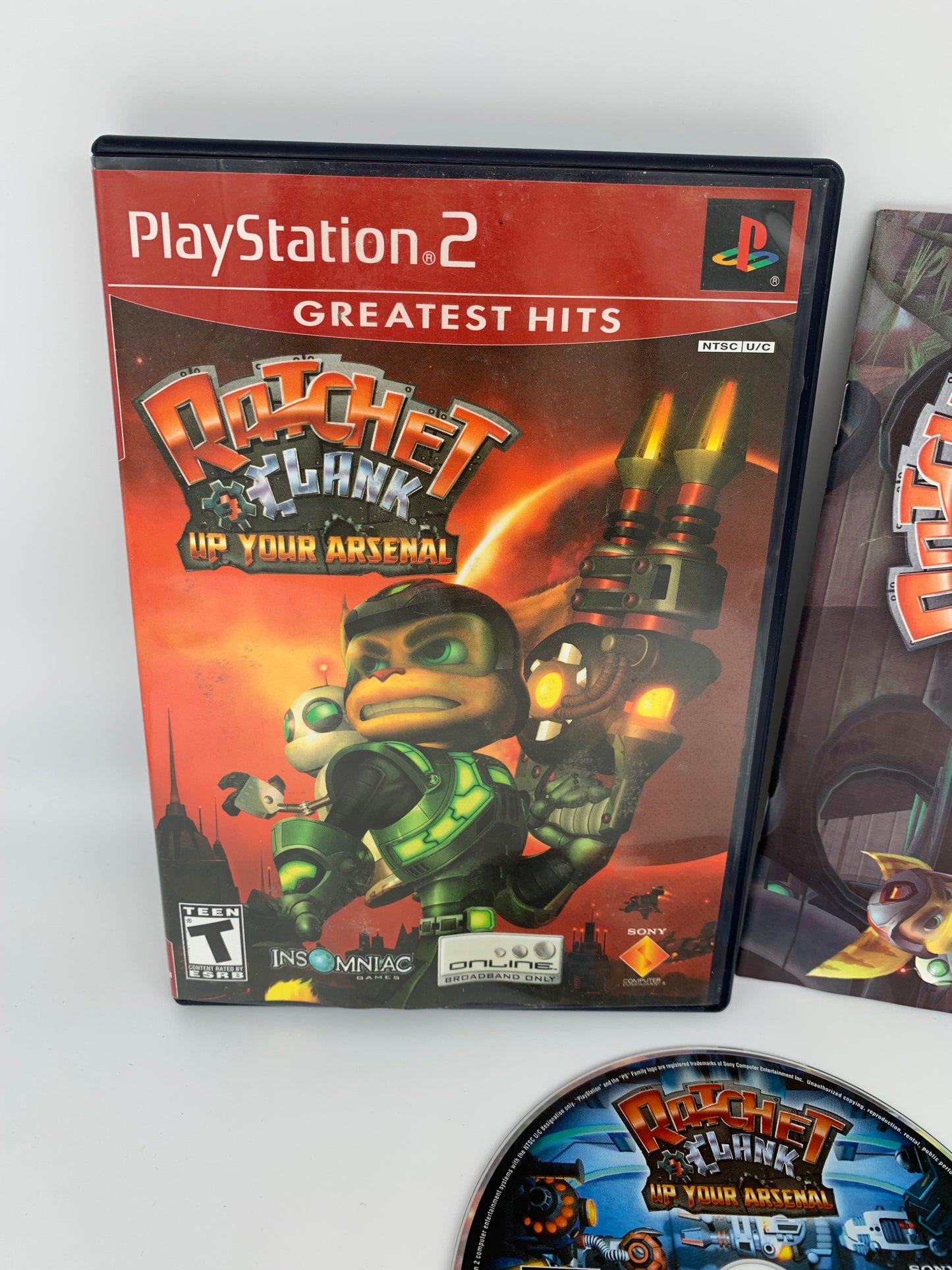 SONY PLAYSTATiON 2 [PS2] | RATCHET CLANK UP YOUR ARSENAL | GREATEST HiTS