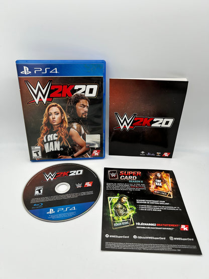 PiXEL-RETRO.COM : SONY PLAYSTATION 4 (PS4) COMPLETE CIB BOX MANUAL GAME NTSC WWE 2K20