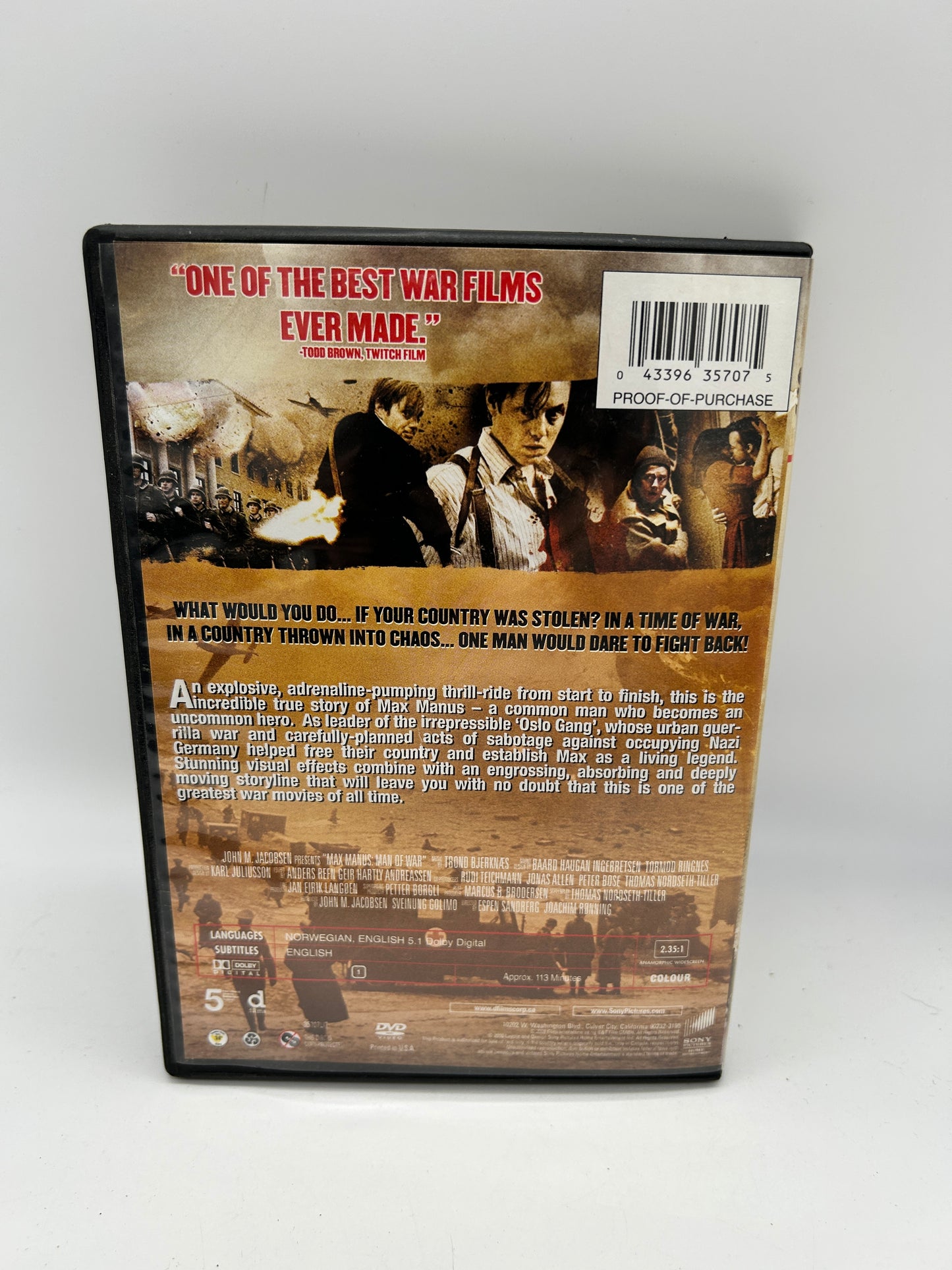 FiLM DVD | MAN OF WAR
