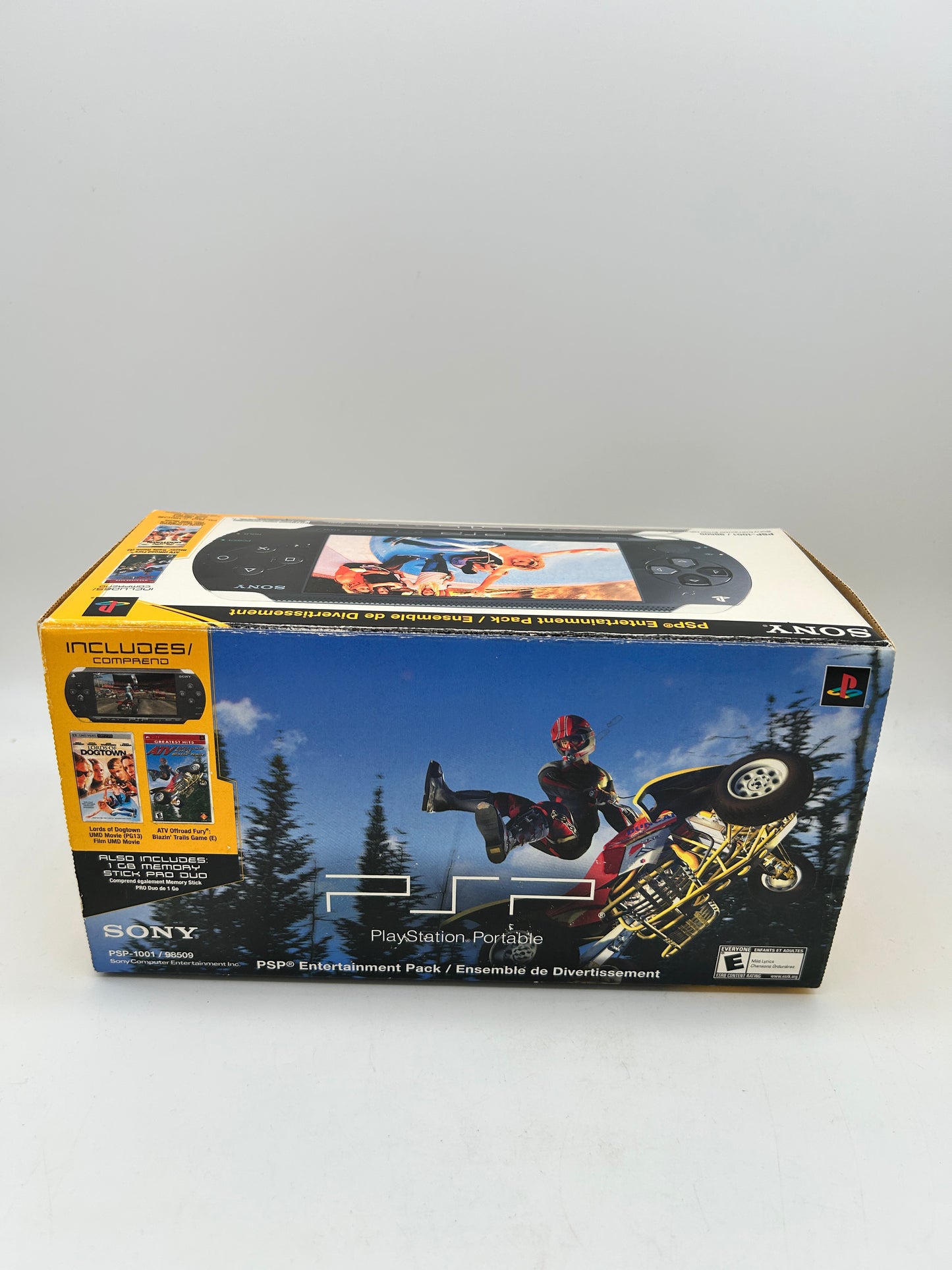 SONY PLAYSTATiON PORTABLE [PSP] CONSOLE | MODEL NOiRE BLACK PSP1001 | ENTERTAiNMENT PACK