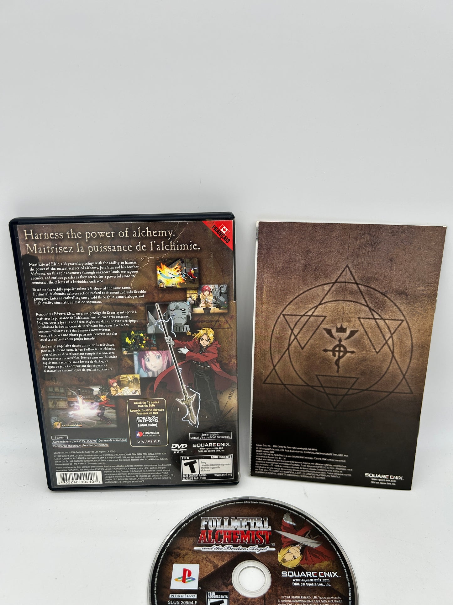 SONY PLAYSTATiON 2 [PS2] | FULLMETAL ALCHEMiST AND THE BROKEN ANGEL