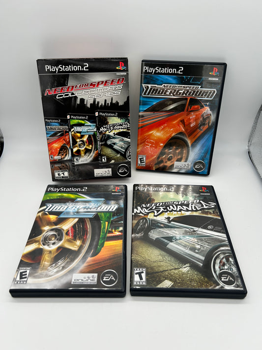 PiXEL-RETRO.COM : SONY PLAYSTATION 2 (PS2) COMPLET CIB BOX MANUAL GAME NTSC NEED FOR SPEED COLLECTOR'S EDITION