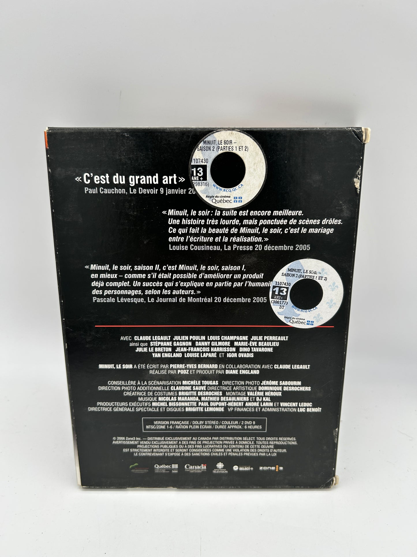 SERiE DVD | MiNUiT LE SOiR DEUXiEME SAiSON