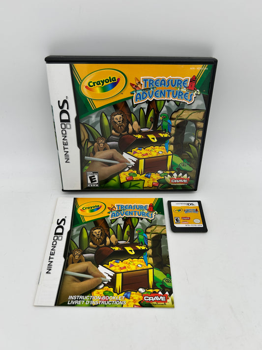 PiXEL-RETRO.COM : NINTENDO DS COMPLETE CIB BOX MANUAL GAME NTSC CRAYOLA TREASURE ADVENTURES