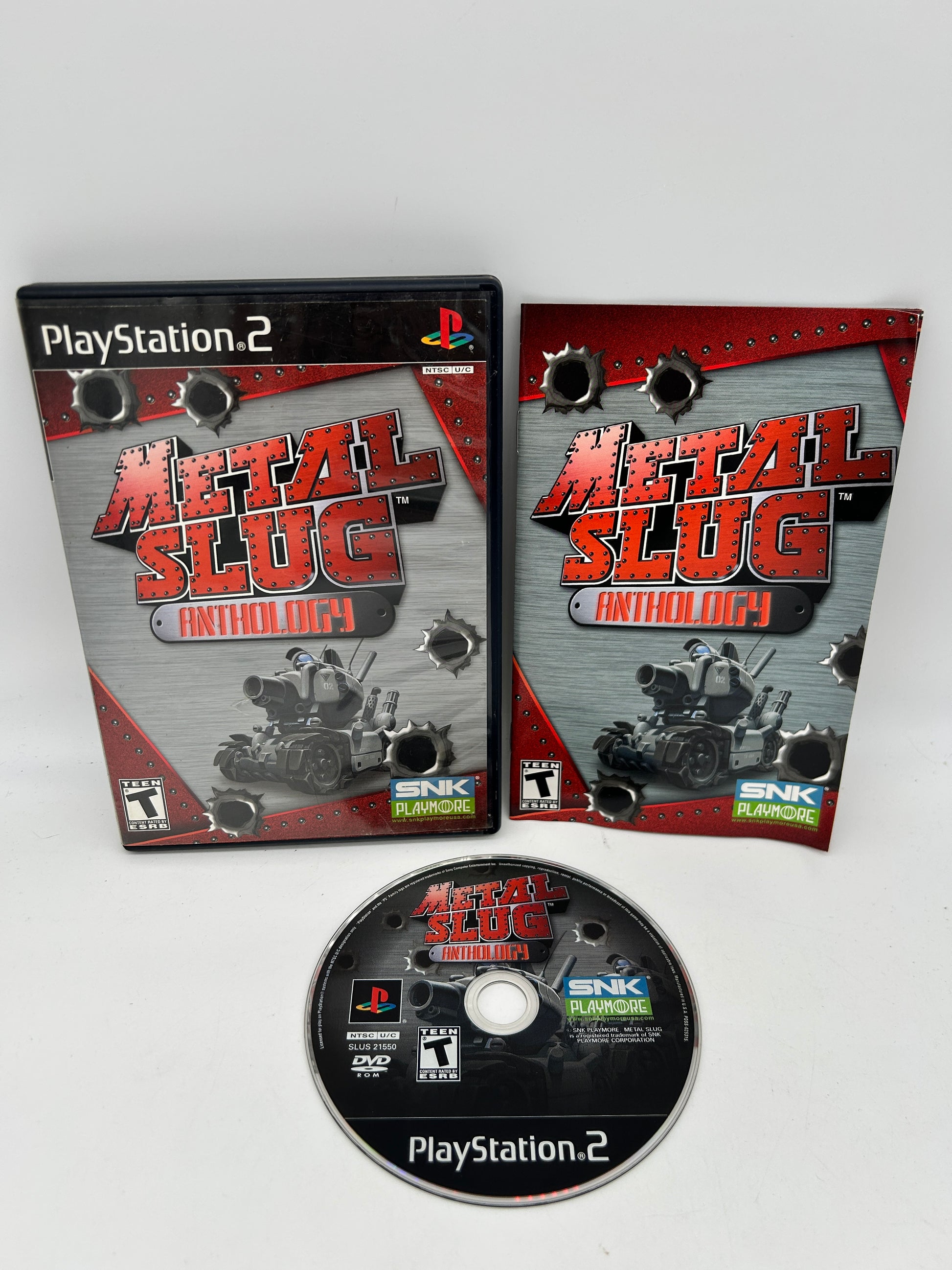 PiXEL-RETRO.COM : SONY PLAYSTATION 2 (PS2) COMPLET CIB BOX MANUAL GAME NTSC METAL SLUG ANTHOLOGY