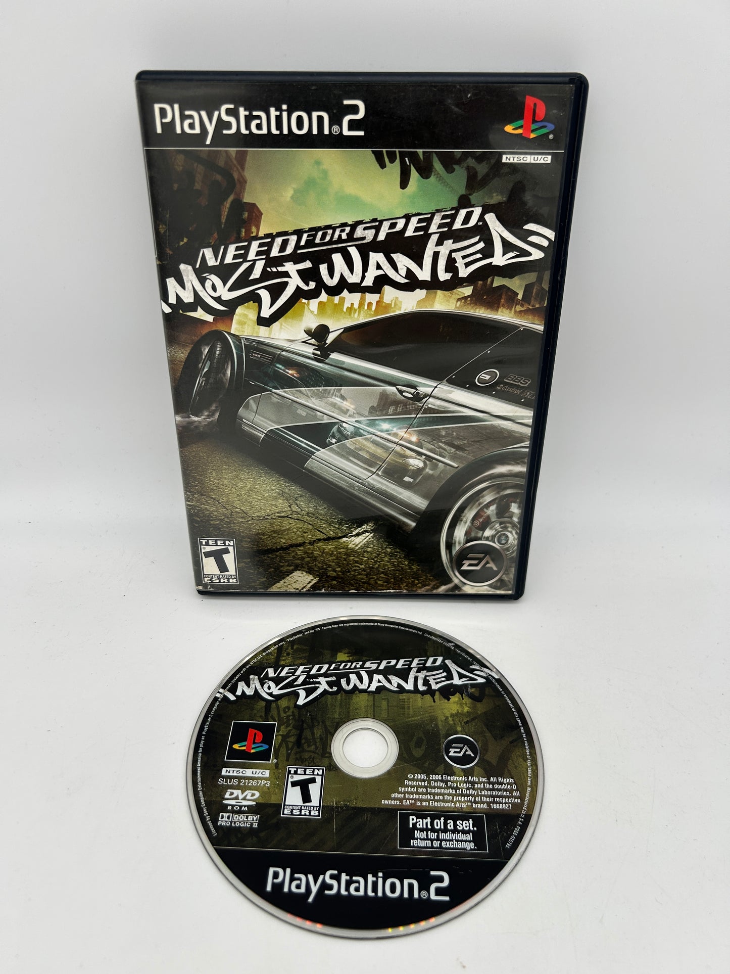 PiXEL-RETRO.COM : SONY PLAYSTATION 2 (PS2) COMPLET CIB BOX MANUAL GAME NTSC NEED FOR SPEED MOST WANTED