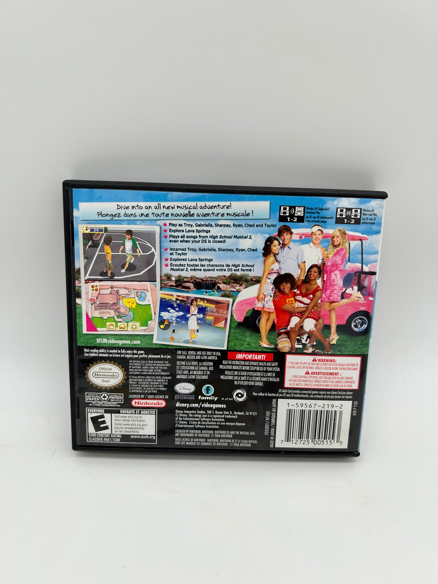 NiNTENDO DS | HiGH SCHOOL MUSiCAL 2 WORK THiS OUT