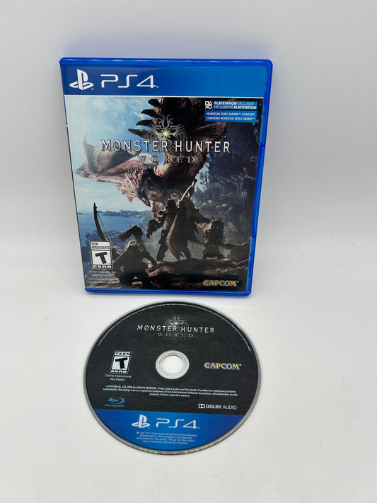 PiXEL-RETRO.COM : SONY PLAYSTATION 4 (PS4) COMPLETE CIB BOX MANUAL GAME NTSC MONSTER HUNTER WORLD