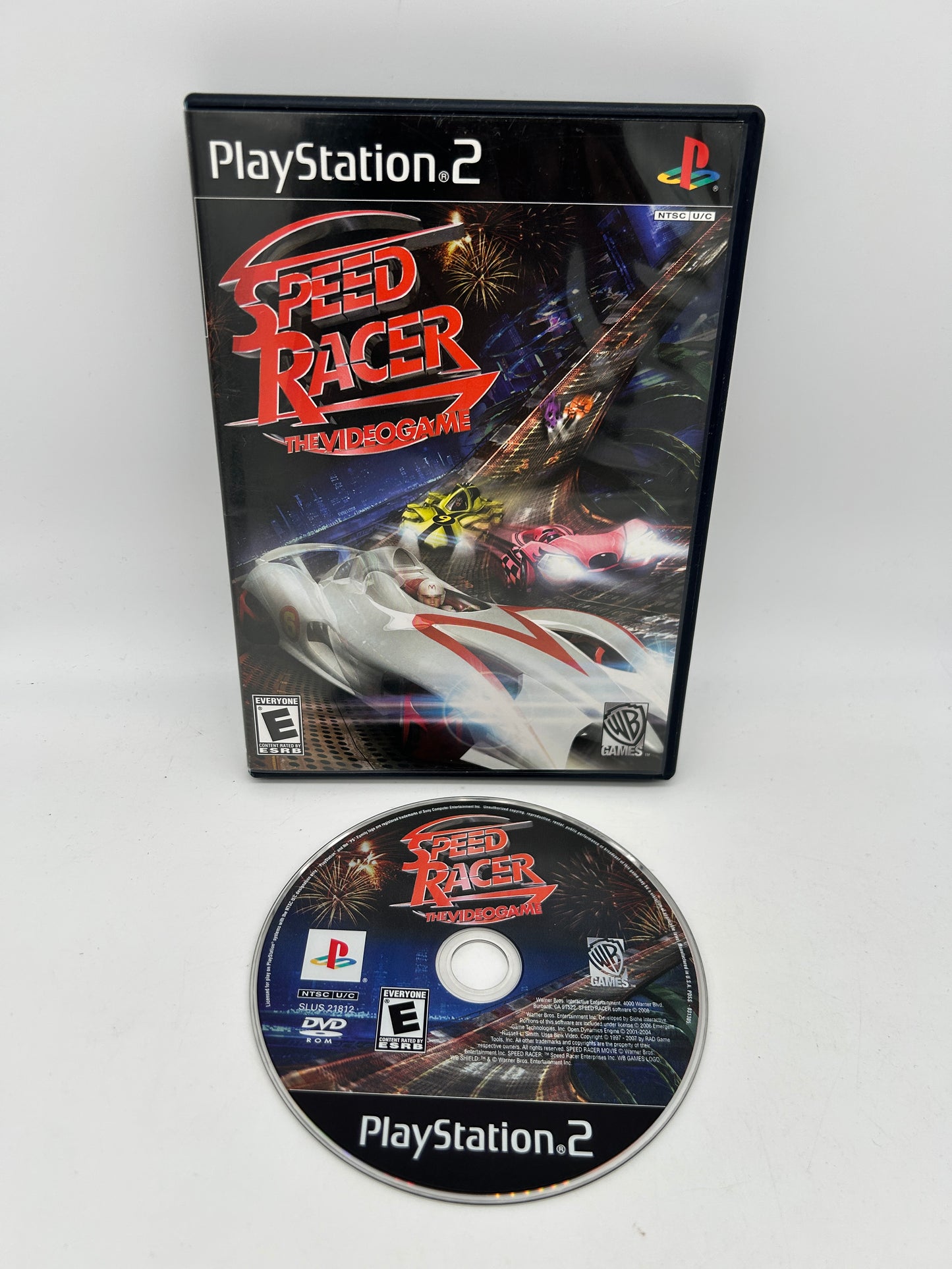 PiXEL-RETRO.COM : SONY PLAYSTATION 2 (PS2) COMPLET CIB BOX MANUAL GAME NTSC SPEED RACER VIDEO GAME