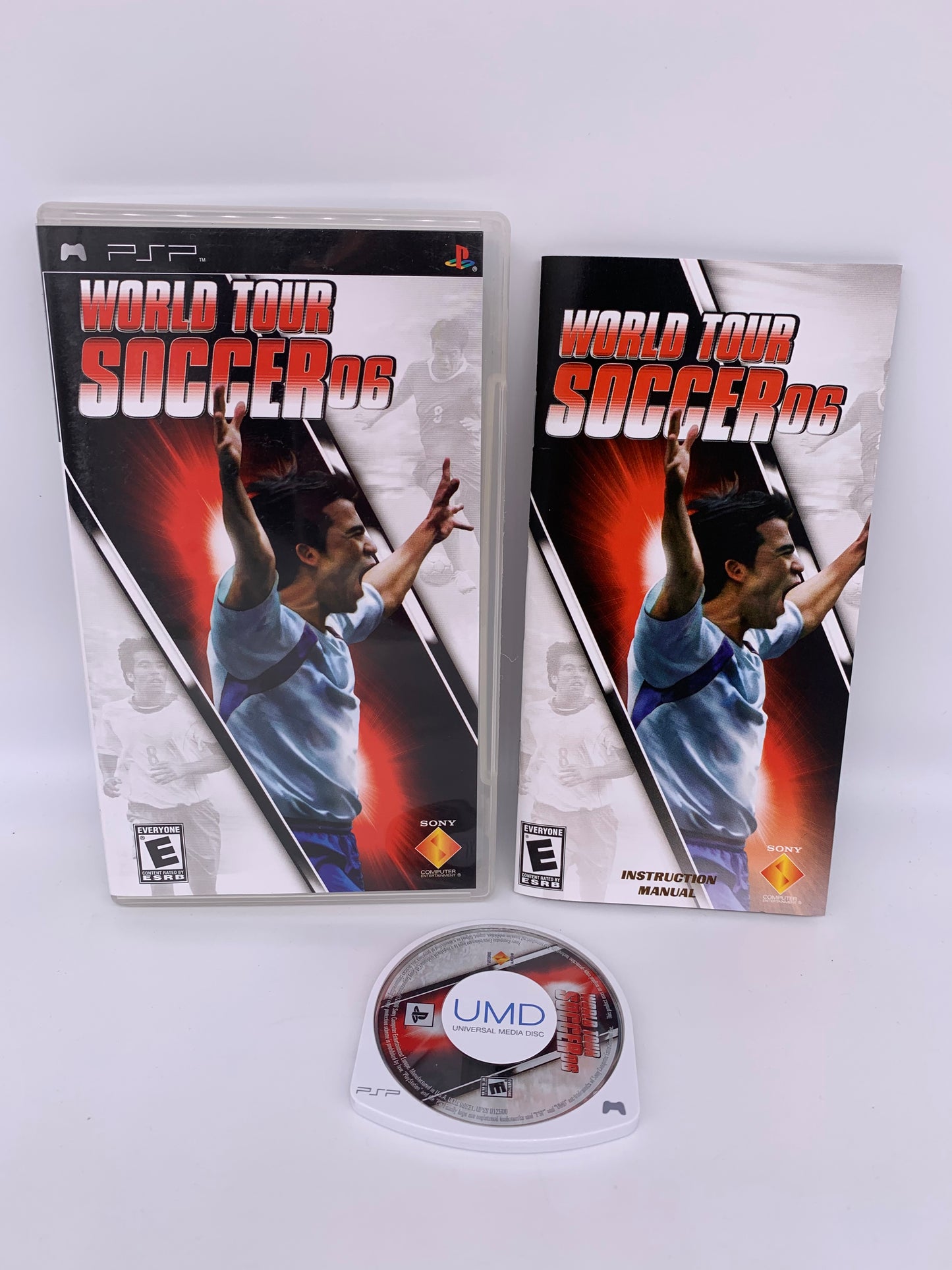 PiXEL-RETRO.COM : SONY PLAYSTATION PORTABLE (PSP) COMPLET CIB BOX MANUAL GAME NTSC WORLD TOUR SOCCER 06