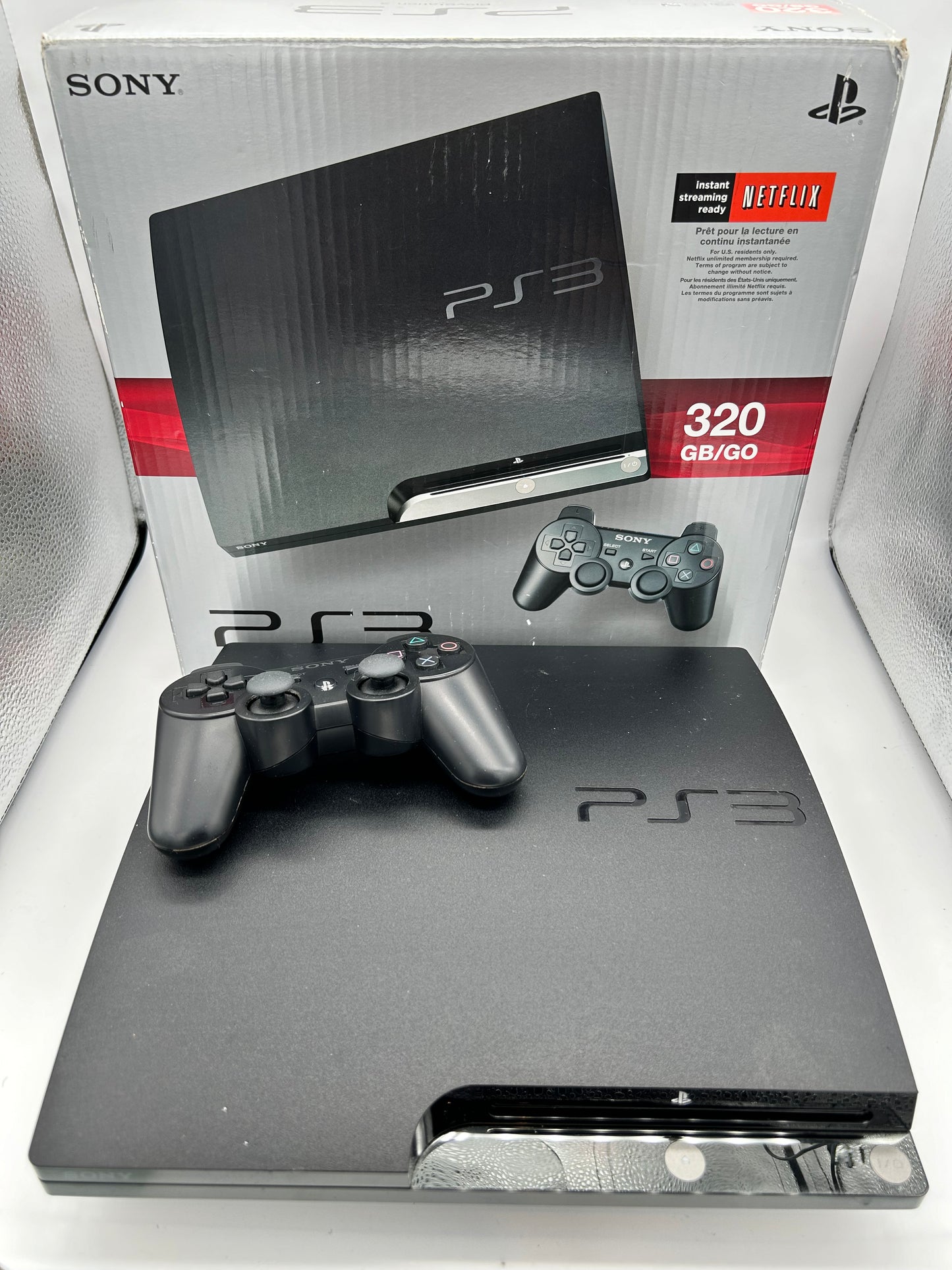 SONY PLAYSTATiON 3 [PS3] CONSOLE | ORiGiNALE NOiRE MiNCE (SLiM) 320GB  | CECH-2501B