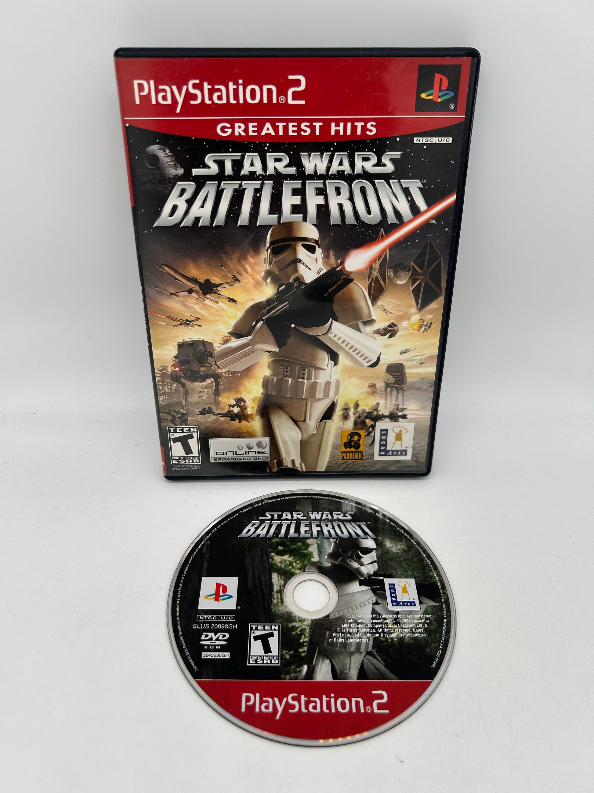 PiXEL-RETRO.COM : SONY PLAYSTATION 2 (PS2) COMPLET CIB BOX MANUAL GAME NTSC STAR WARS BATTLEFRONT 
