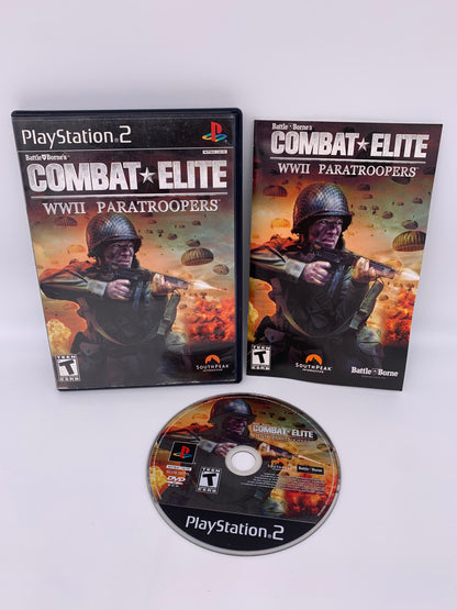 PiXEL-RETRO.COM : SONY PLAYSTATION 2 (PS2) COMPLET CIB BOX MANUAL GAME NTSC COMBAT ELITE WWII PARATROOPERS