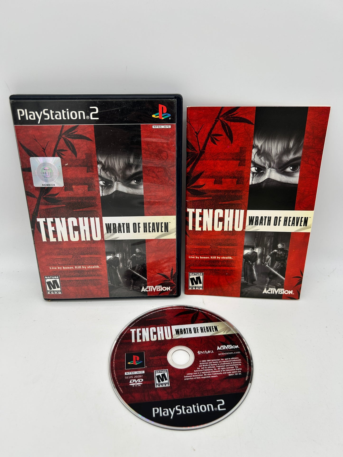 PiXEL-RETRO.COM : SONY PLAYSTATION 2 (PS2) COMPLET CIB BOX MANUAL GAME NTSC TENCHU WRATH OF HEAVEN