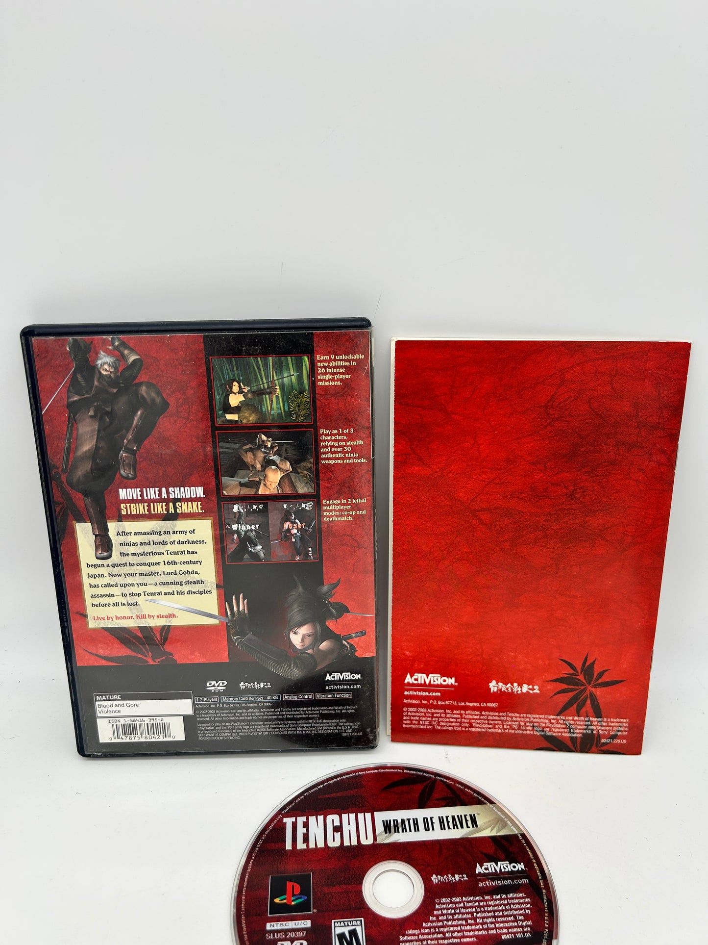 SONY PLAYSTATION 2 [PS2] | TENCHU WRATH OF HEAVEN