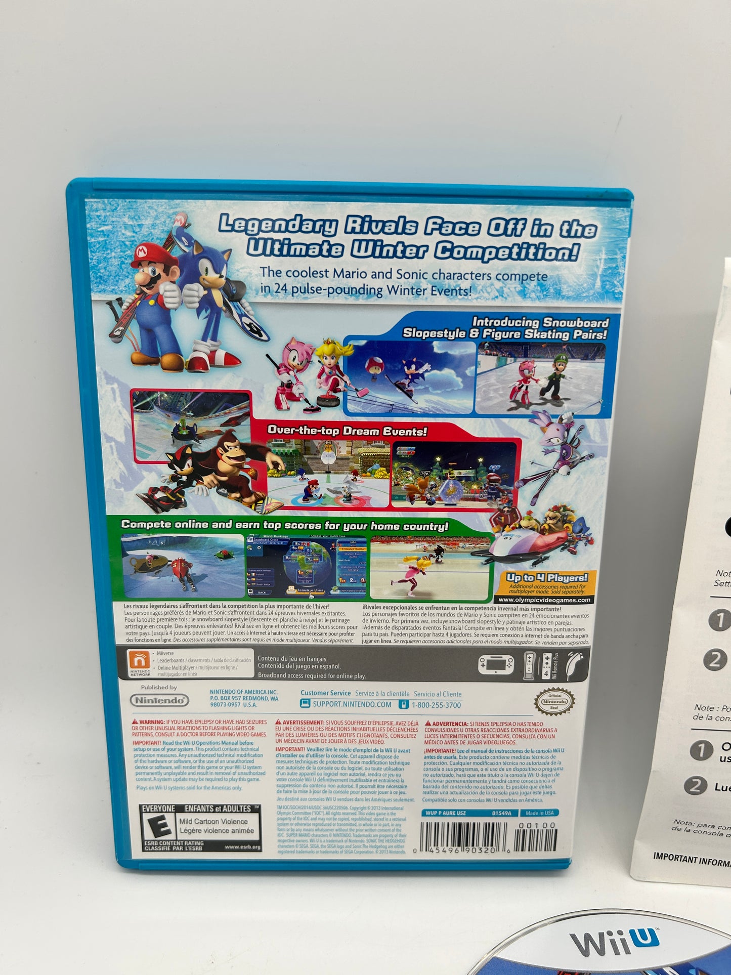 NiNTENDO Wii U | MARiO &amp; SONiC AT THE OLYMPiC WiNTER GAMES SOCHI 2014