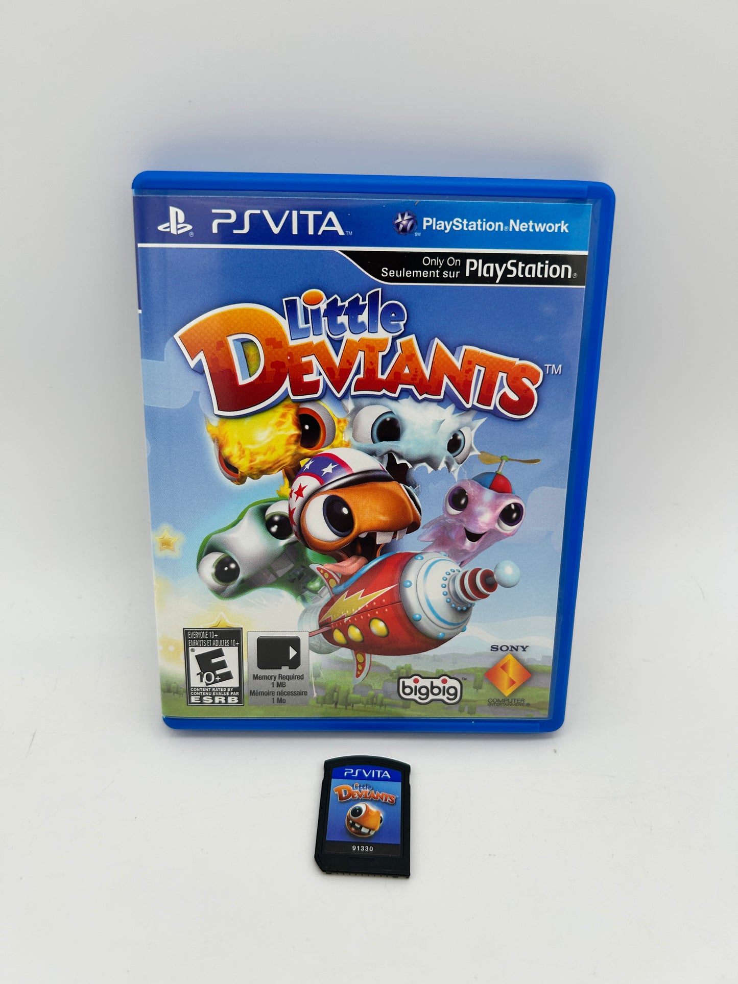 PiXEL-RETRO.COM : SONY PLAYSTATION VITA (PS VITA) COMPLET CIB BOX MANUAL GAME NTSC LITTLE DEVIANTS