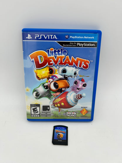 PiXEL-RETRO.COM : SONY PLAYSTATION VITA (PS VITA) COMPLET CIB BOX MANUAL GAME NTSC LITTLE DEVIANTS