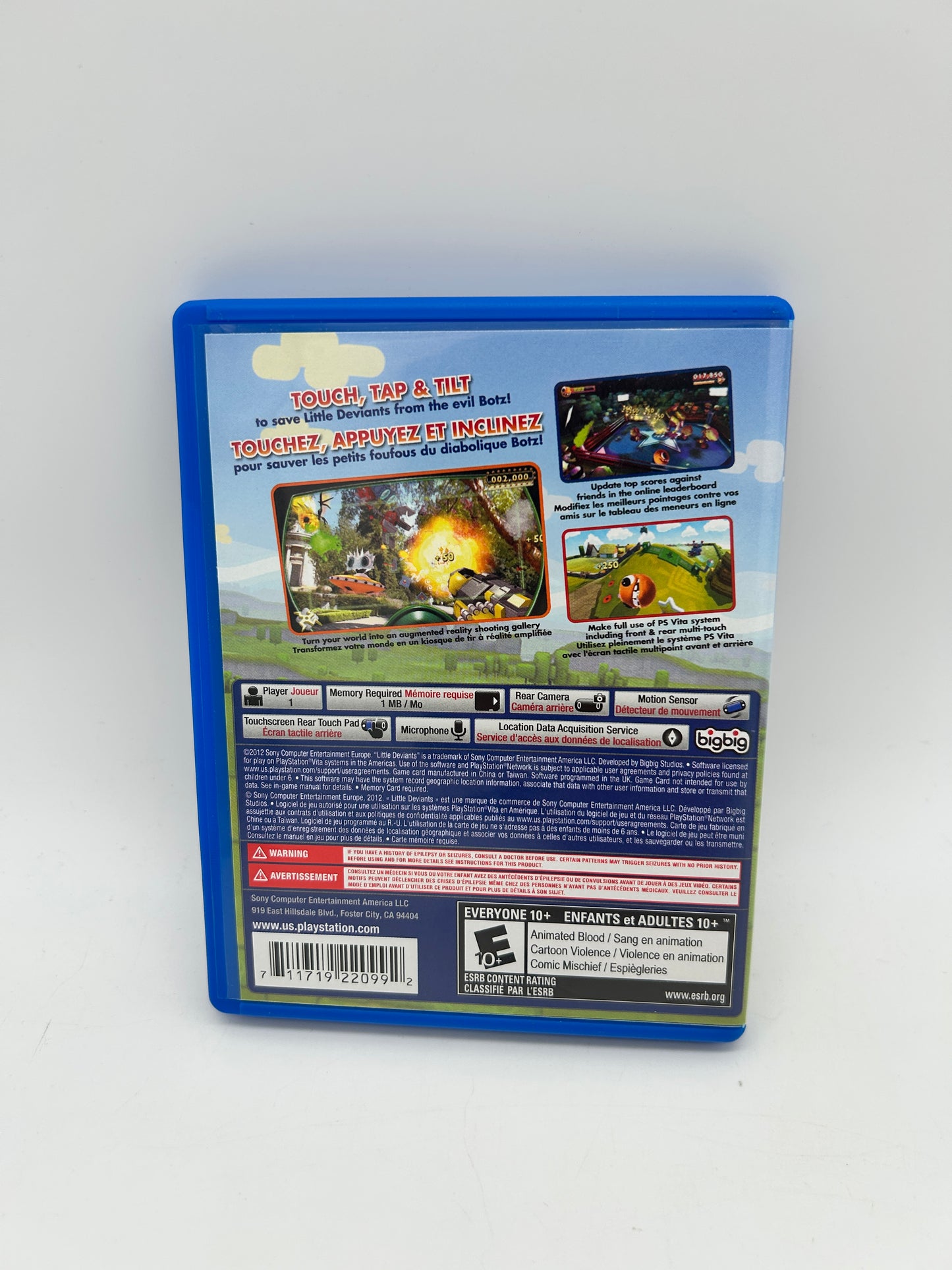 SONY PLAYSTATiON ViTA [PS ViTA] | LiTTLE DEViANTS