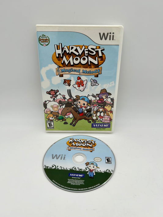 PiXEL-RETRO.COM : NINTENDO WII COMPLET CIB BOX MANUAL GAME NTSC HARVEST MOON MAGICAL MELODY