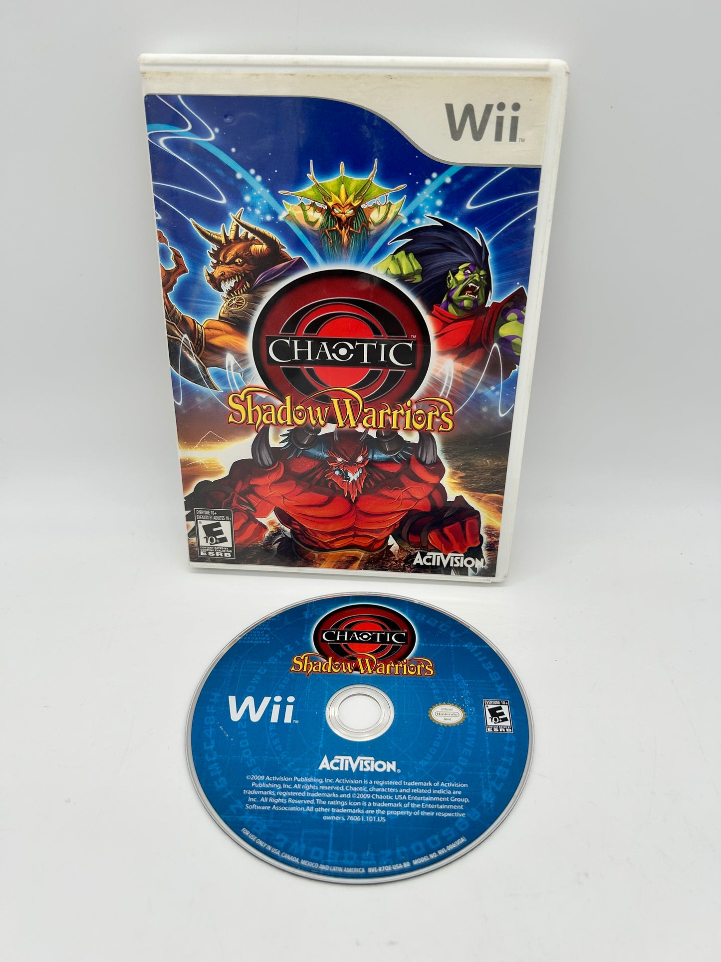 PiXEL-RETRO.COM : NINTENDO WII COMPLET CIB BOX MANUAL GAME NTSC CHAOTIC SHADOW WARRIORS