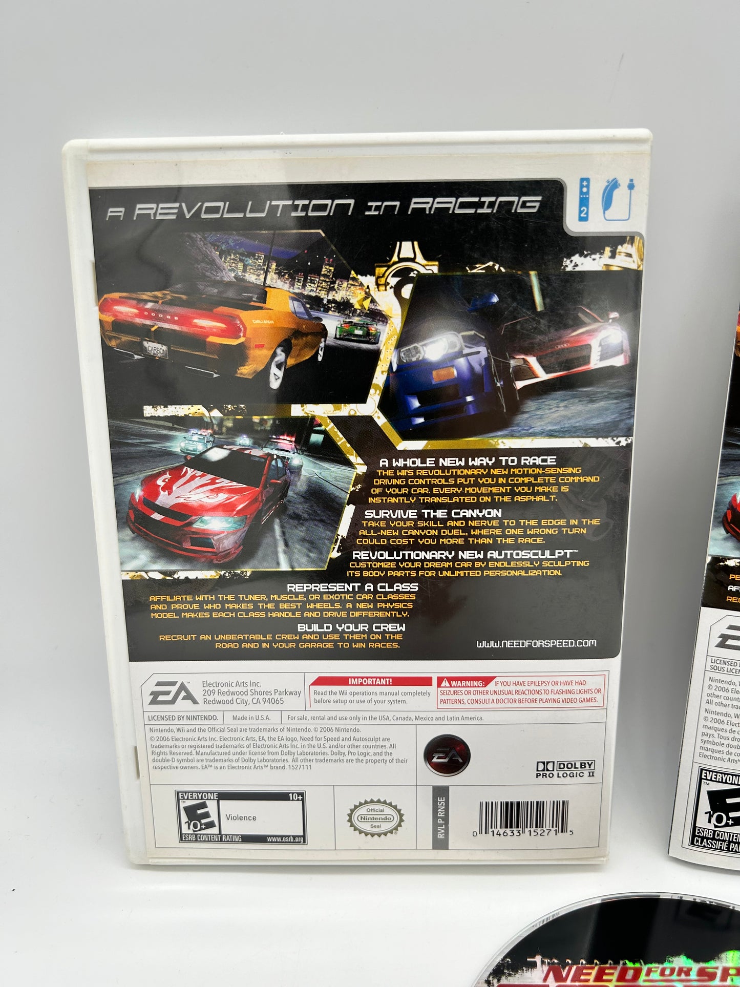 NiNTENDO Wii | NEED FOR SPEED CARBON