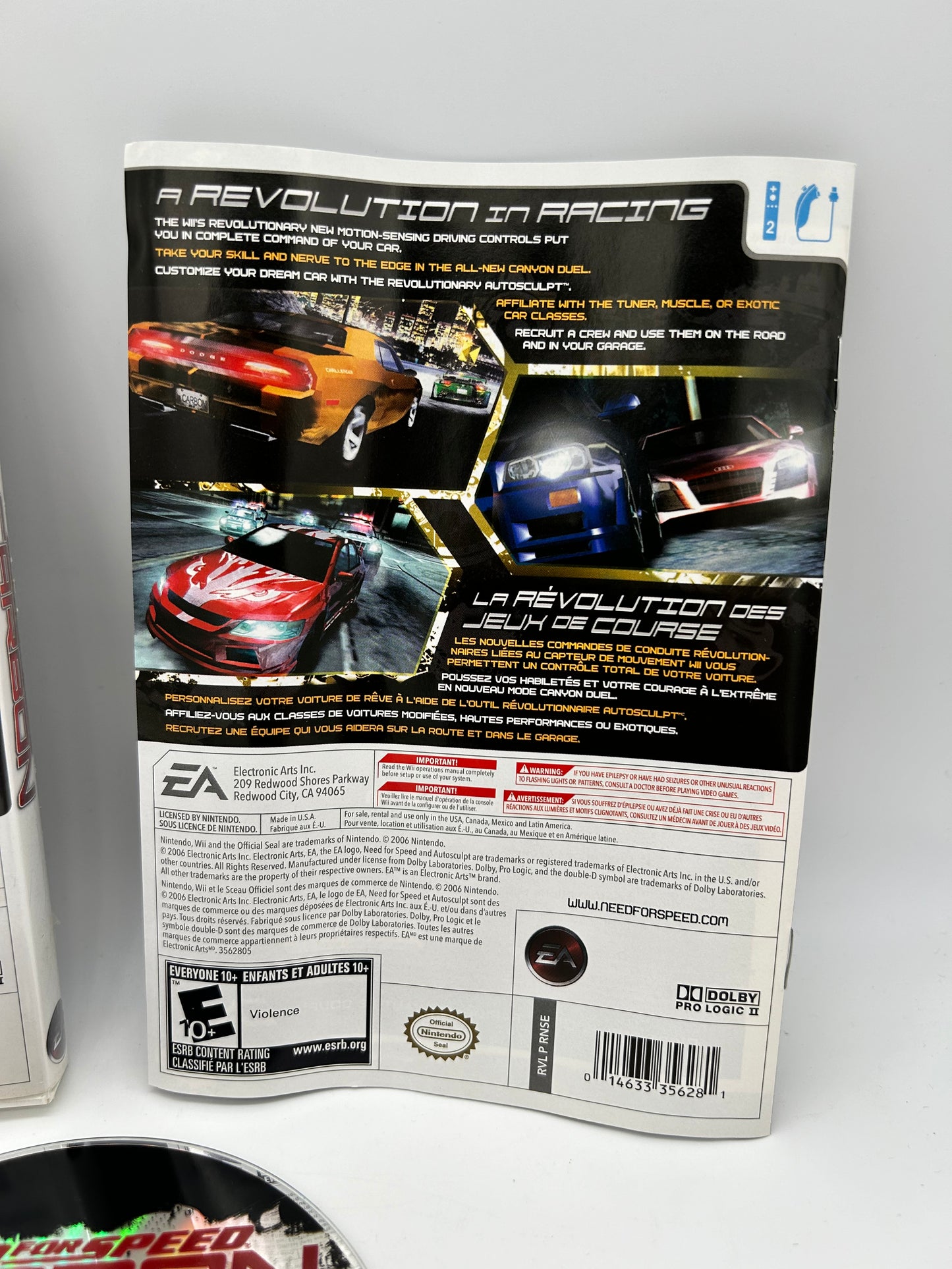 NiNTENDO Wii | NEED FOR SPEED CARBON