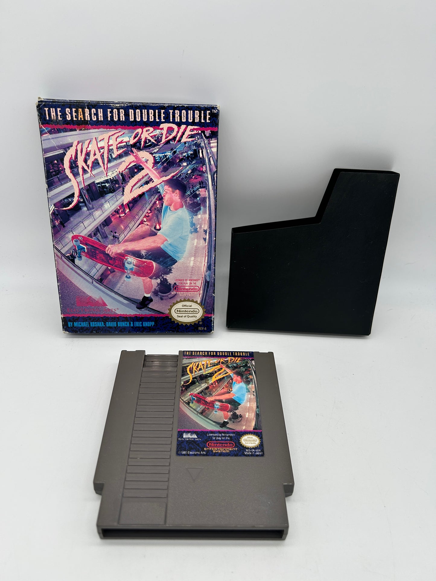 PiXEL-RETRO.COM : ORIGINAL NINTENDO NES COMPLET CIB BOX MANUAL GAME NTSC SKATE OR DIE 2