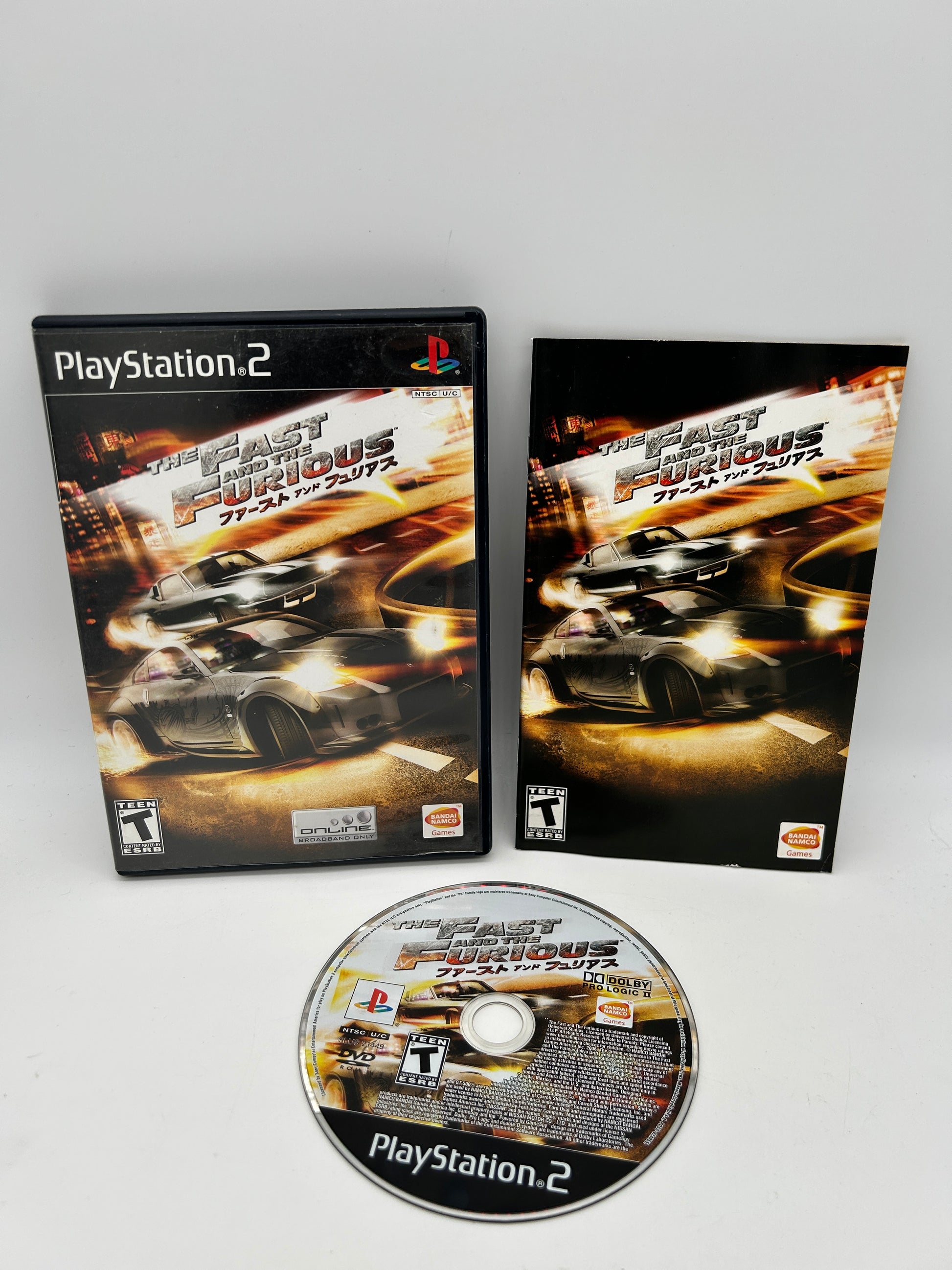 PiXEL-RETRO.COM : SONY PLAYSTATION 2 (PS2) COMPLET CIB BOX MANUAL GAME NTSC THE FAST AND THE FURIOUS