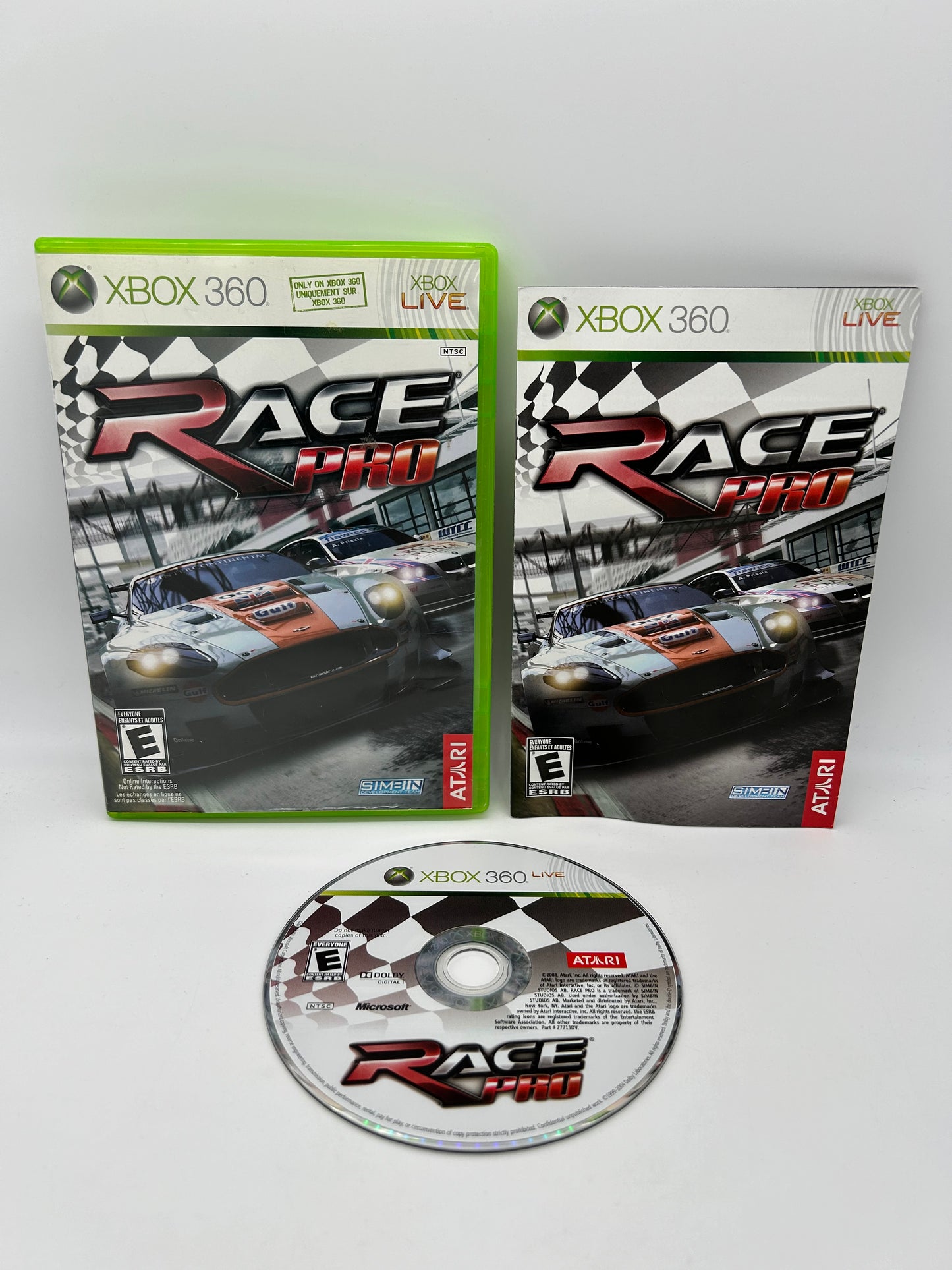 PiXEL-RETRO.COM : MICROSOFT XBOX 360 COMPLETE CIB BOX MANUAL GAME NTSC RACE PRO