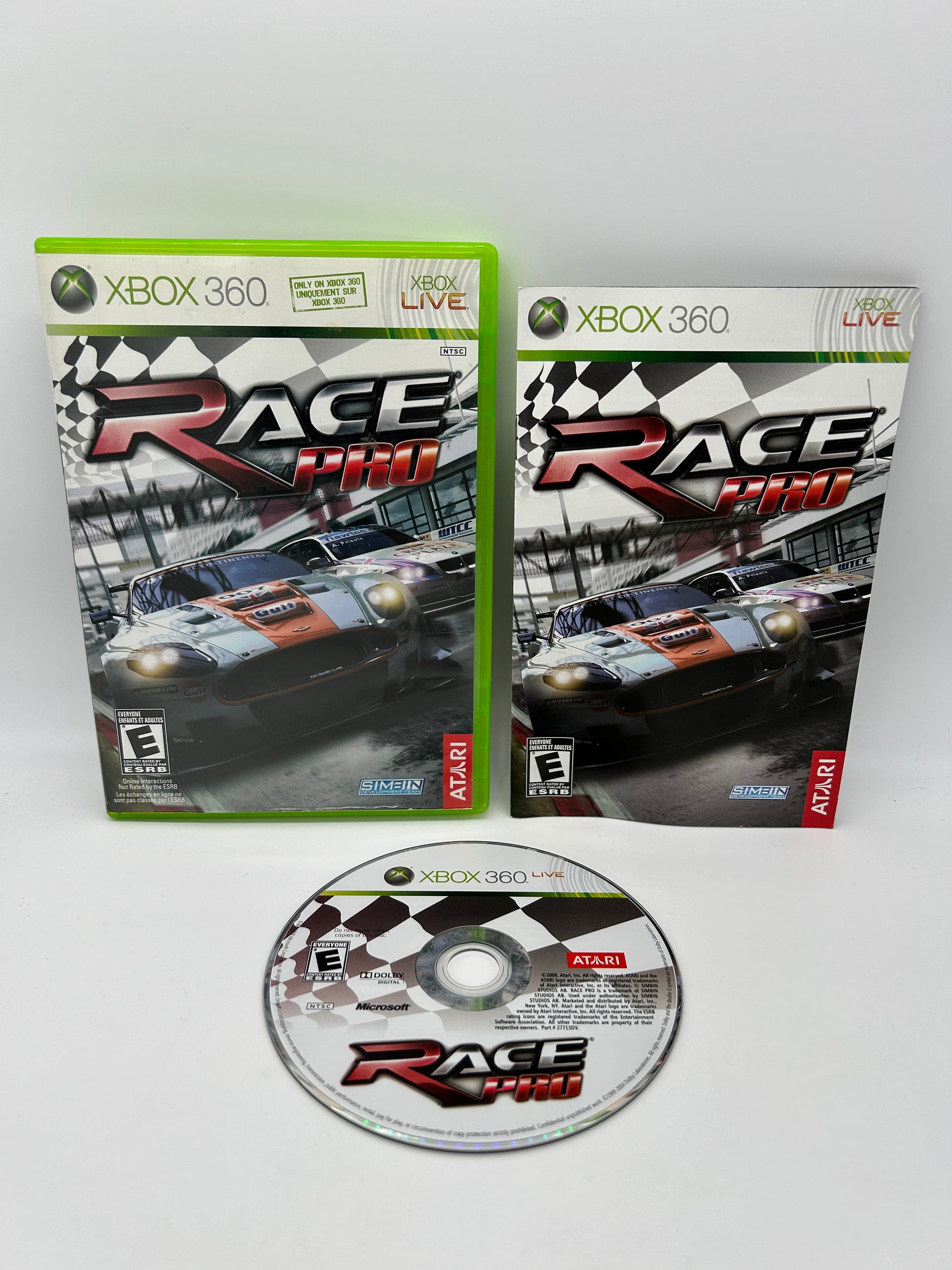 PiXEL-RETRO.COM : MICROSOFT XBOX 360 COMPLETE CIB BOX MANUAL GAME NTSC RACE PRO