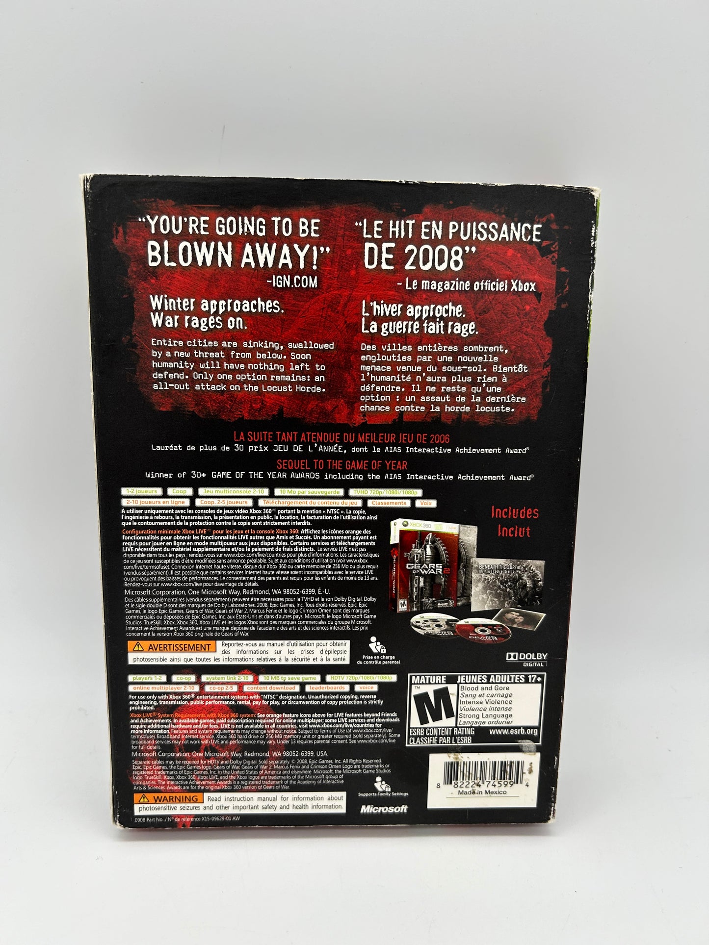 Microsoft XBOX 360 | GEARS OF WAR 2 | Limited edition