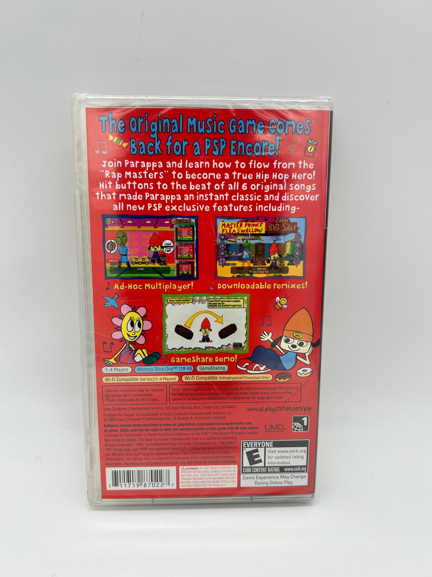 SONY PLAYSTATiON PORTABLE [PSP] | PARAPPA THE RAPPER