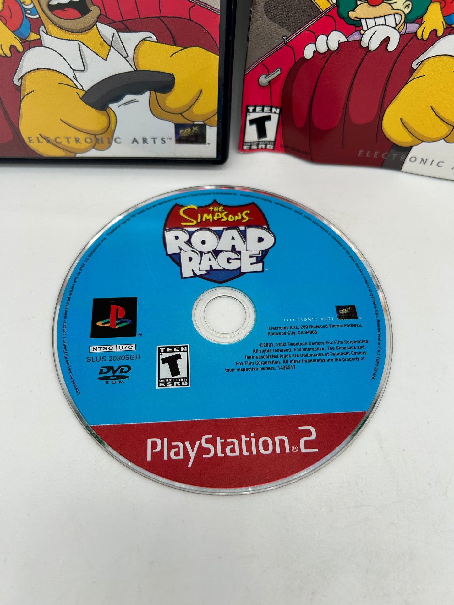 SONY PLAYSTATiON 2 [PS2] | THE SiMPSONS ROAD RAGE | GREATEST HiTS