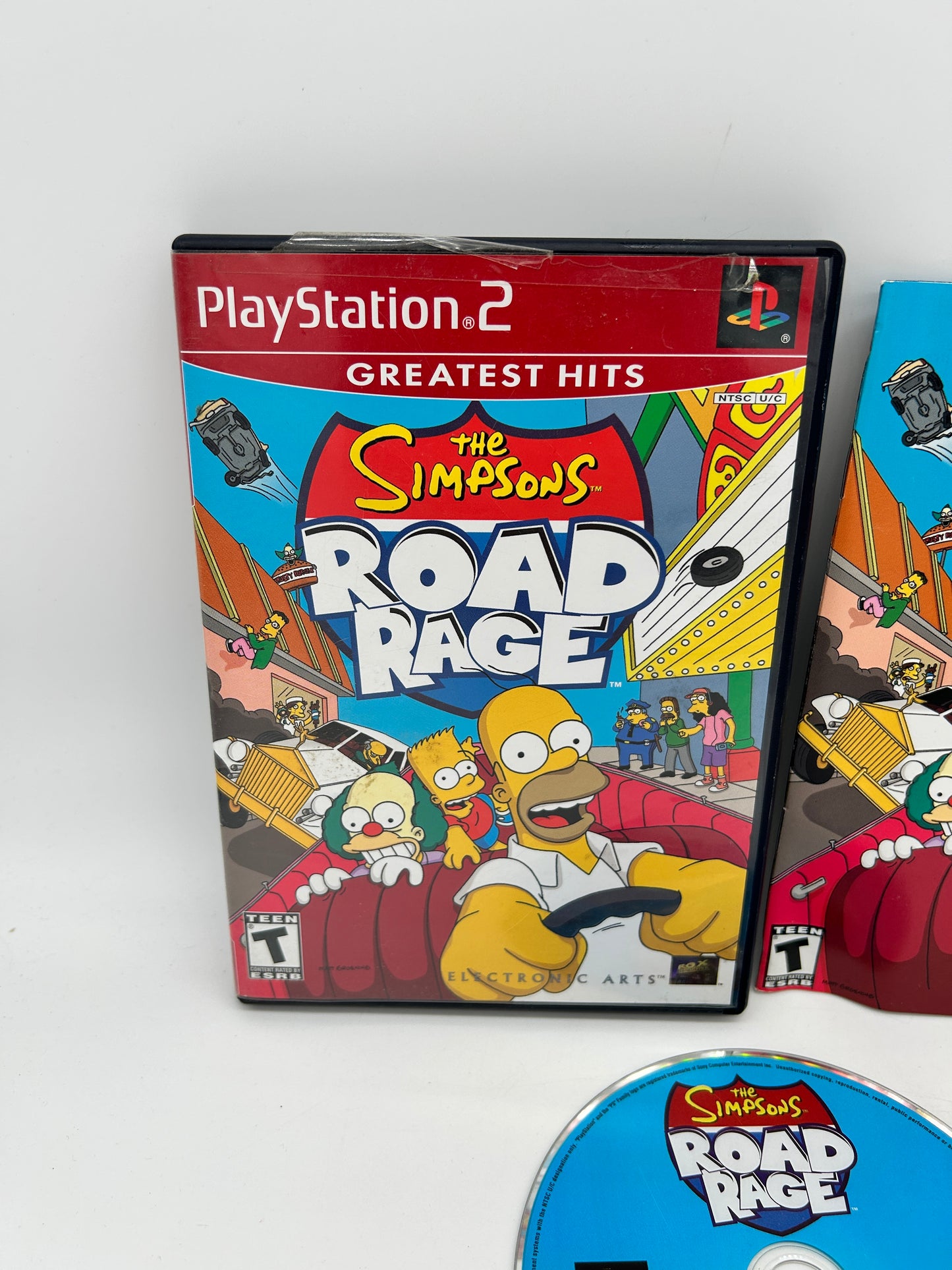 SONY PLAYSTATiON 2 [PS2] | THE SiMPSONS ROAD RAGE | GREATEST HiTS