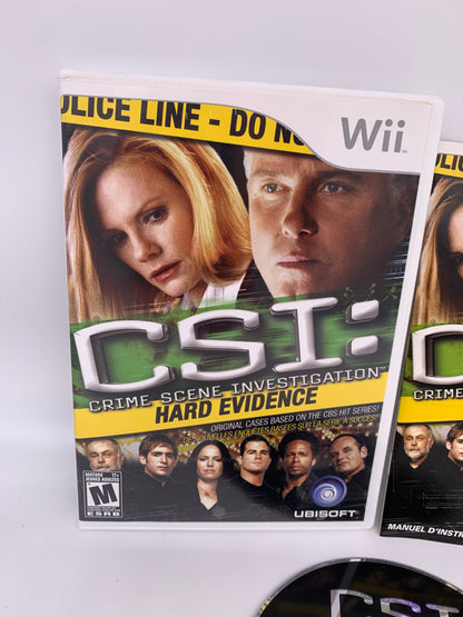 NiNTENDO Wii | CSi CRiME SCENE iNVESTiGATiON HARD EViDENCE